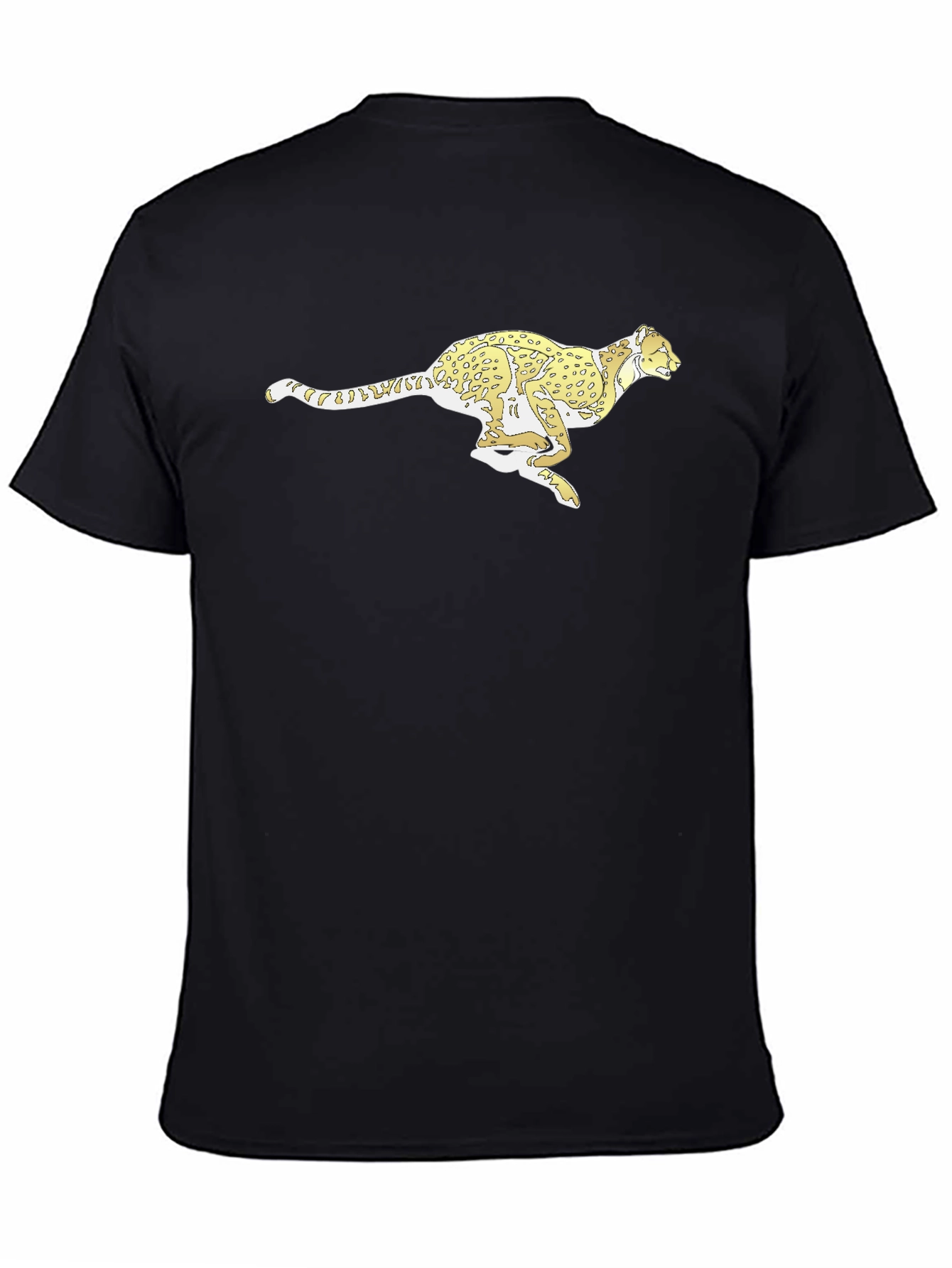 Cheetah Print Black T-Shirt