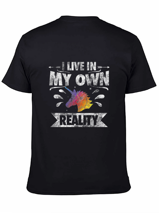 Unicorn Reality Tee: I Live In My Own World T-Shirt