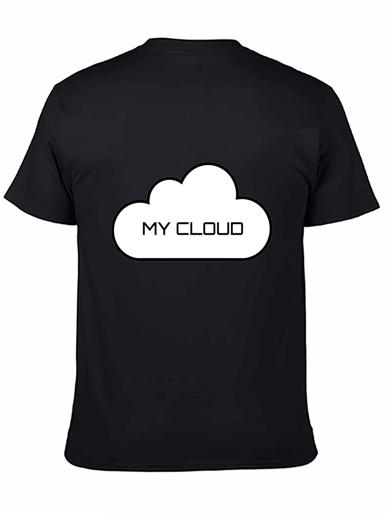 My Cloud T-Shirt - Black Cotton Tee