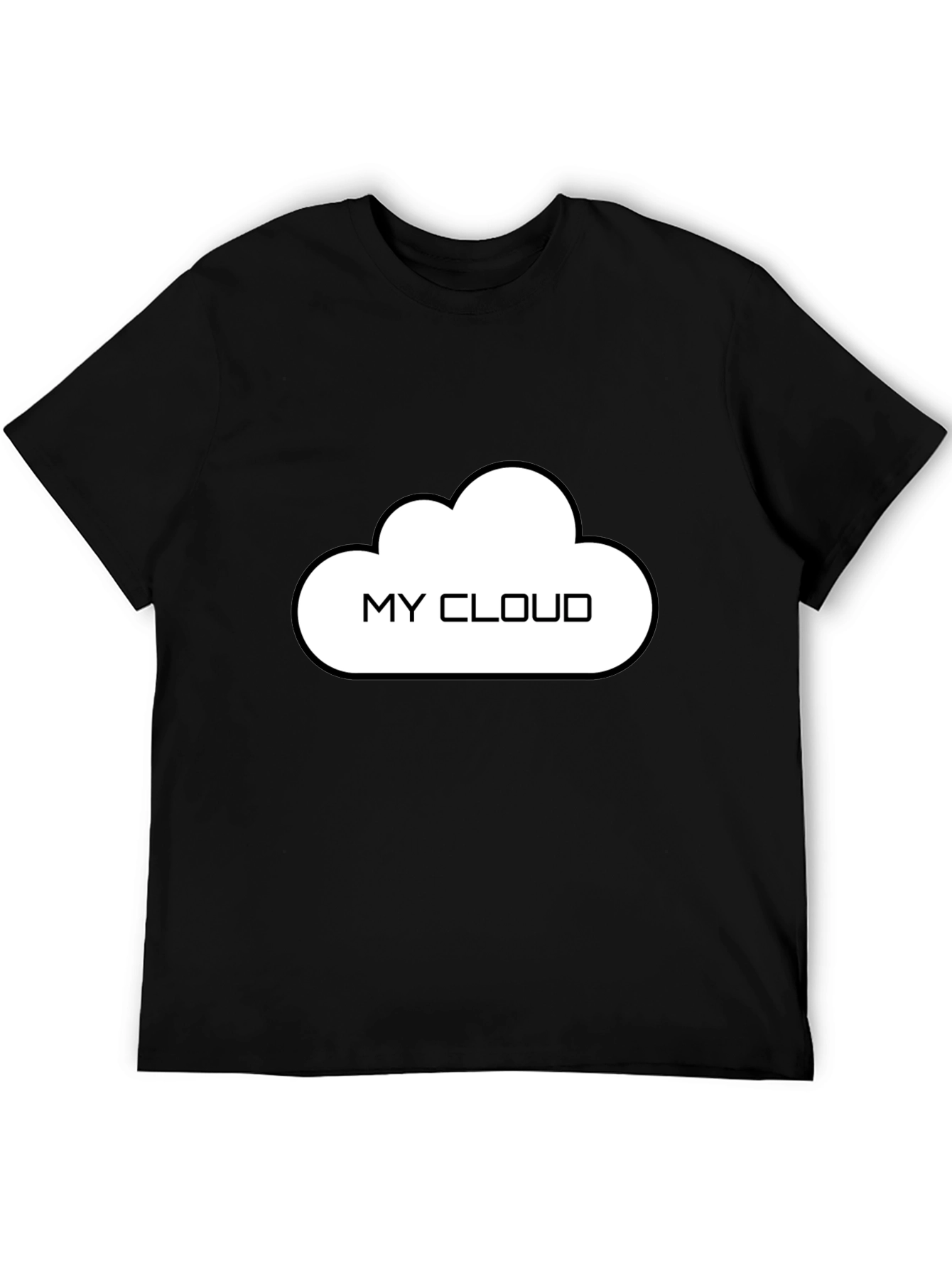 My Cloud T-Shirt - Black Cotton Tee