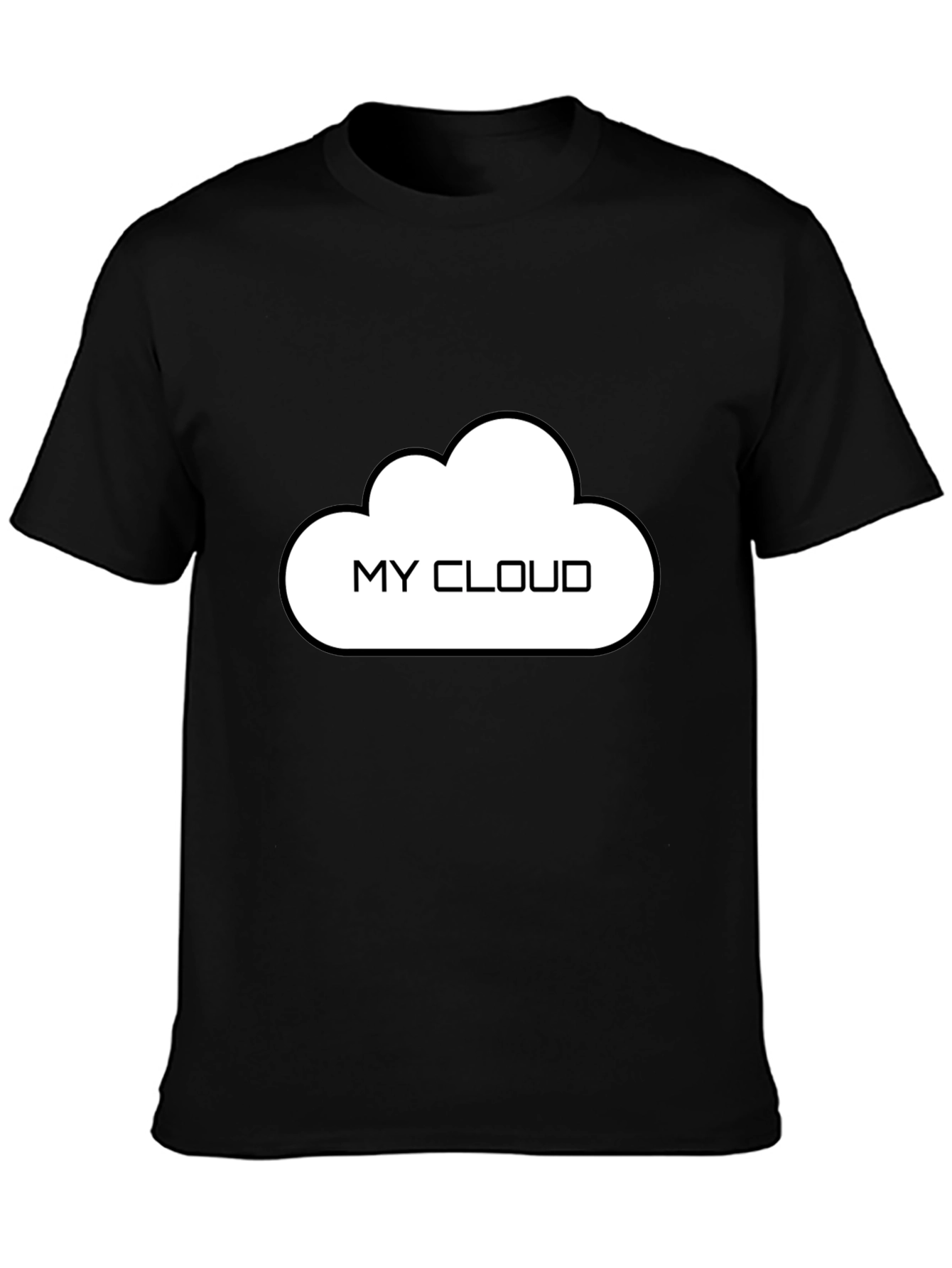 My Cloud T-Shirt - Black Cotton Tee