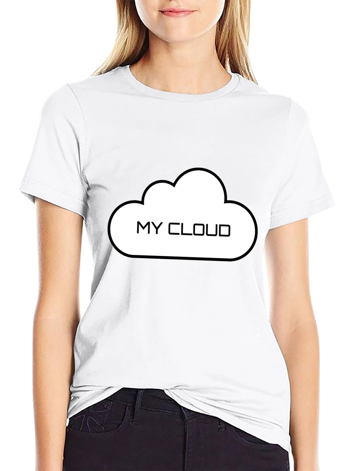 My Cloud T-Shirt - Black Cotton Tee