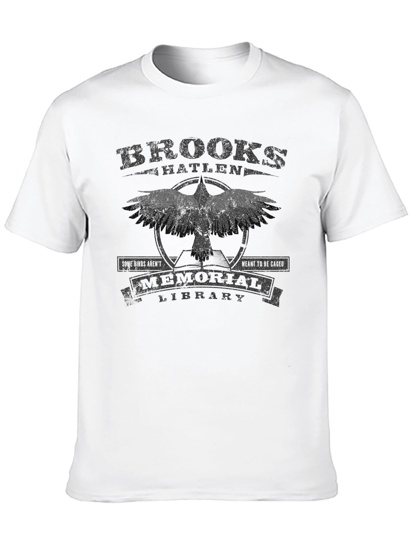 Brooks Hatlen Memorial Library Crow T-Shirt