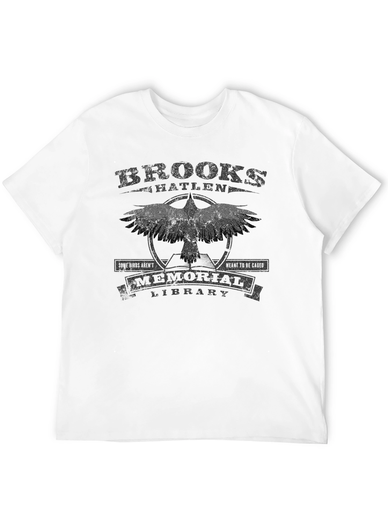 Brooks Hatlen Memorial Library Crow T-Shirt