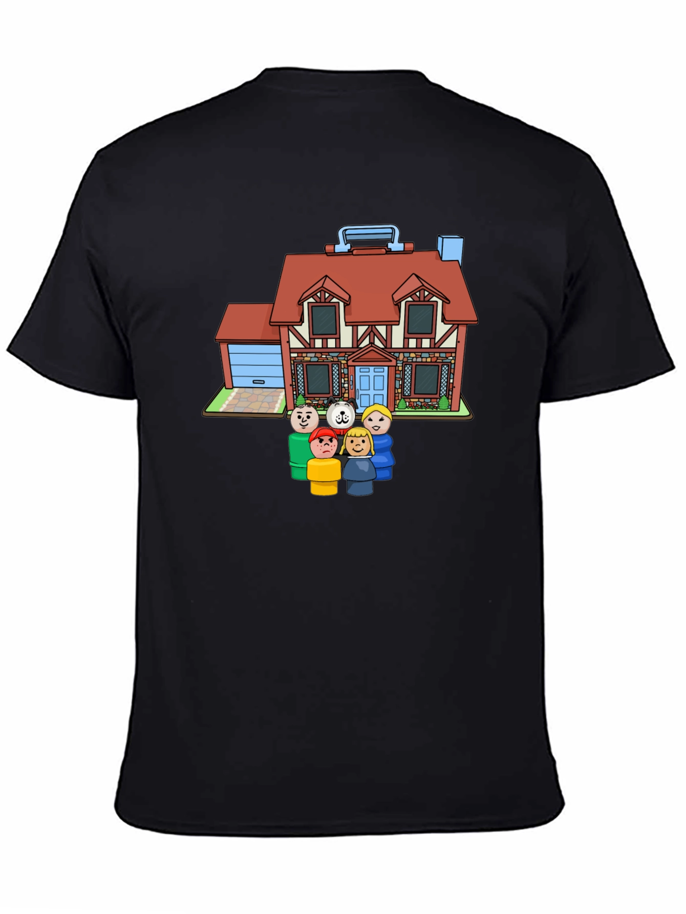 Fisher-Price House Black T-Shirt