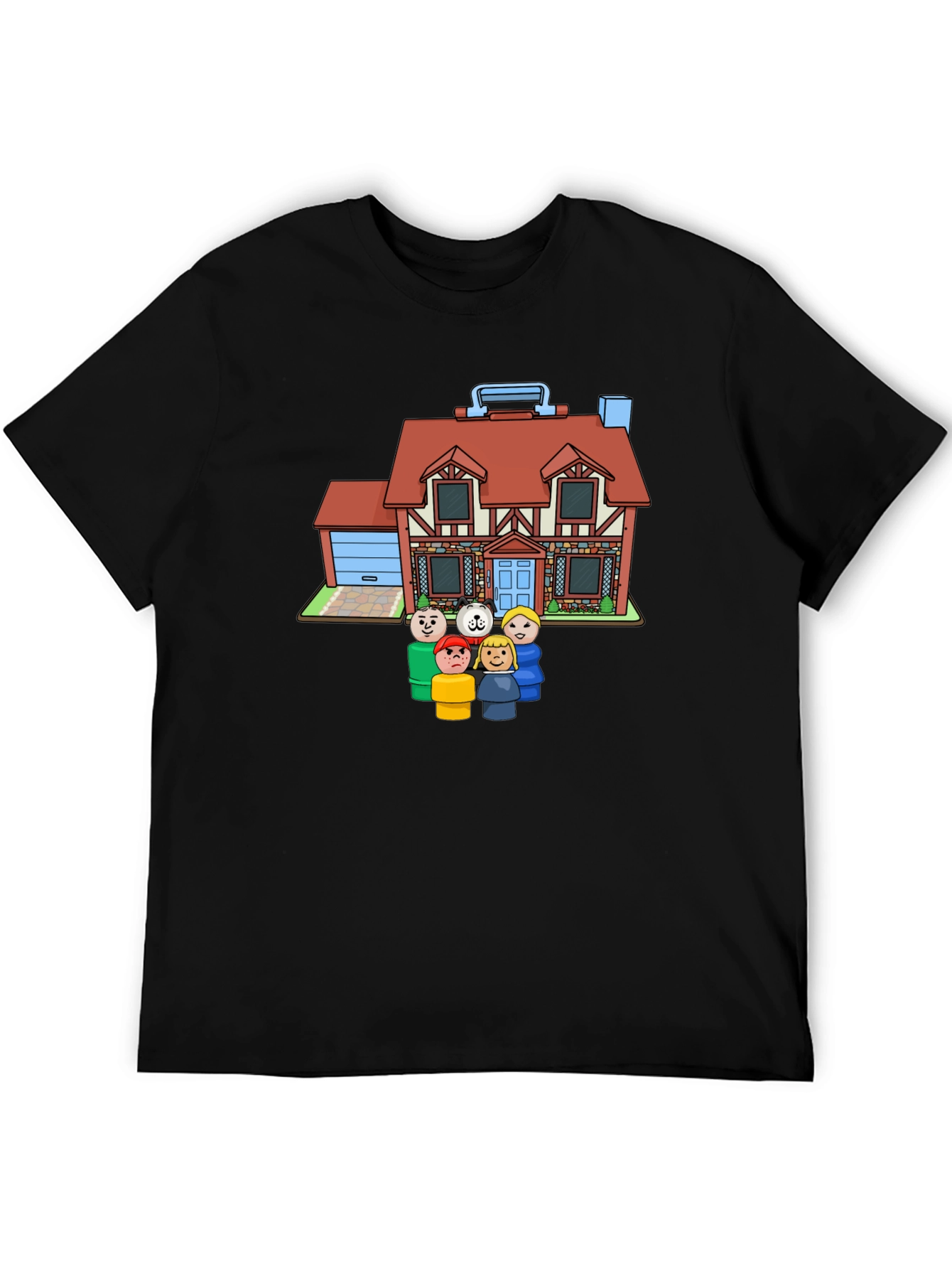 Fisher-Price House Black T-Shirt