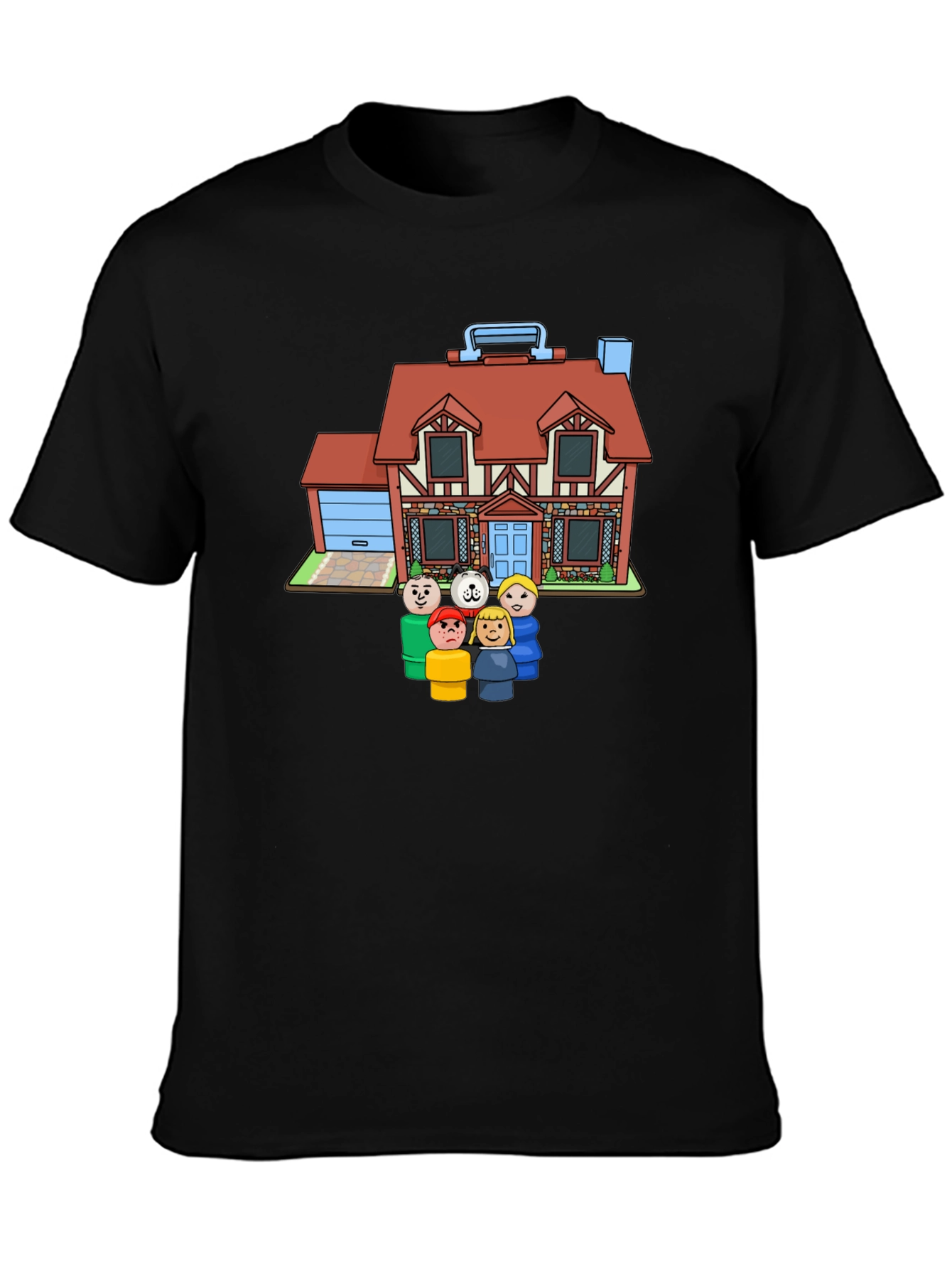 Fisher-Price House Black T-Shirt