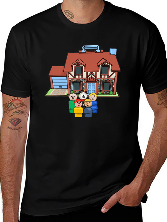 Fisher-Price House Black T-Shirt