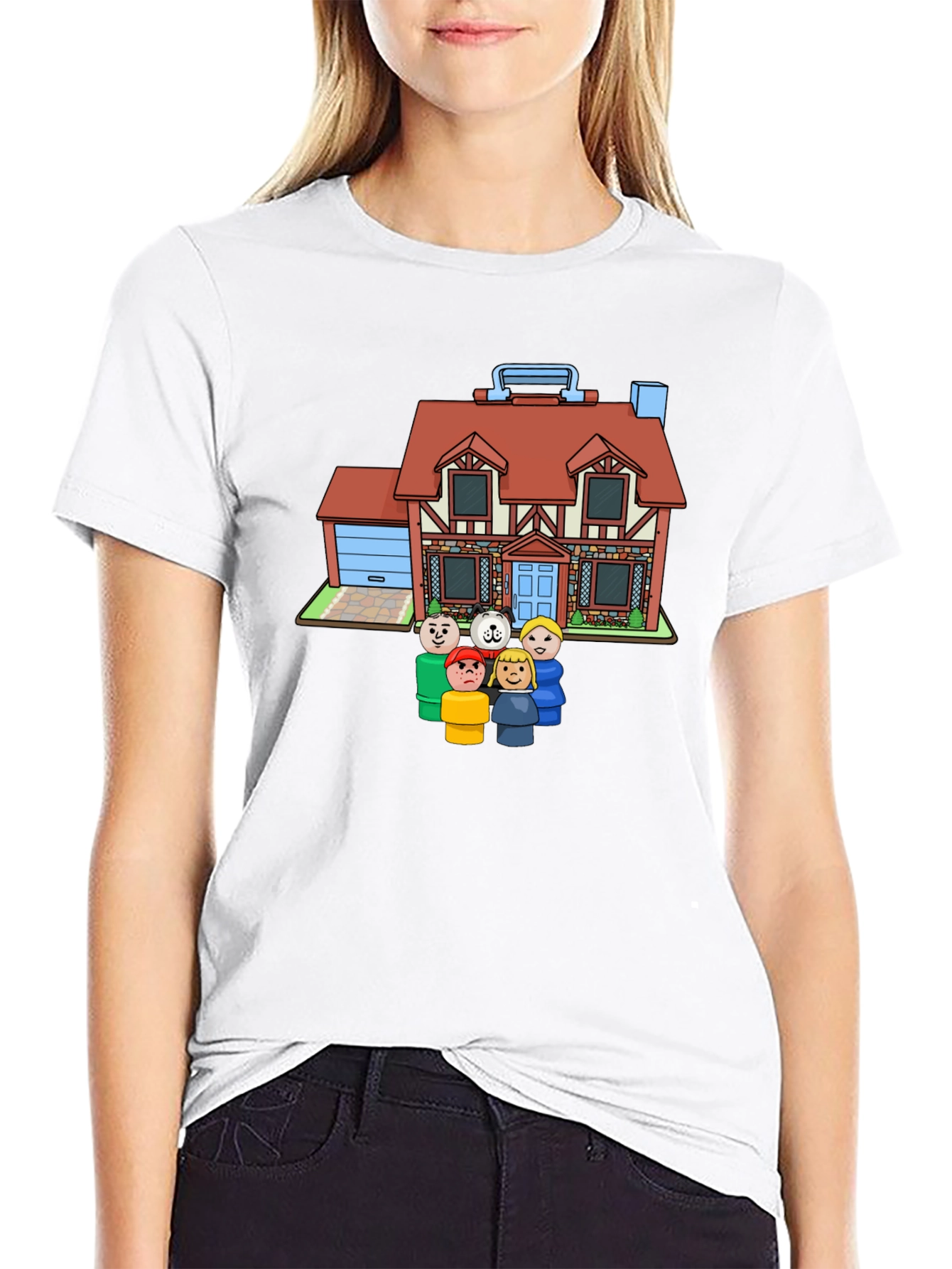 Fisher-Price House Black T-Shirt