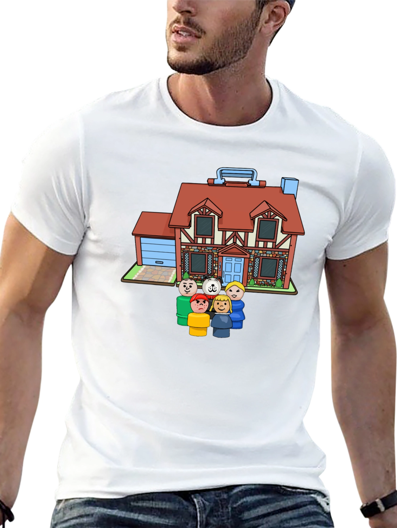 Fisher-Price House Black T-Shirt