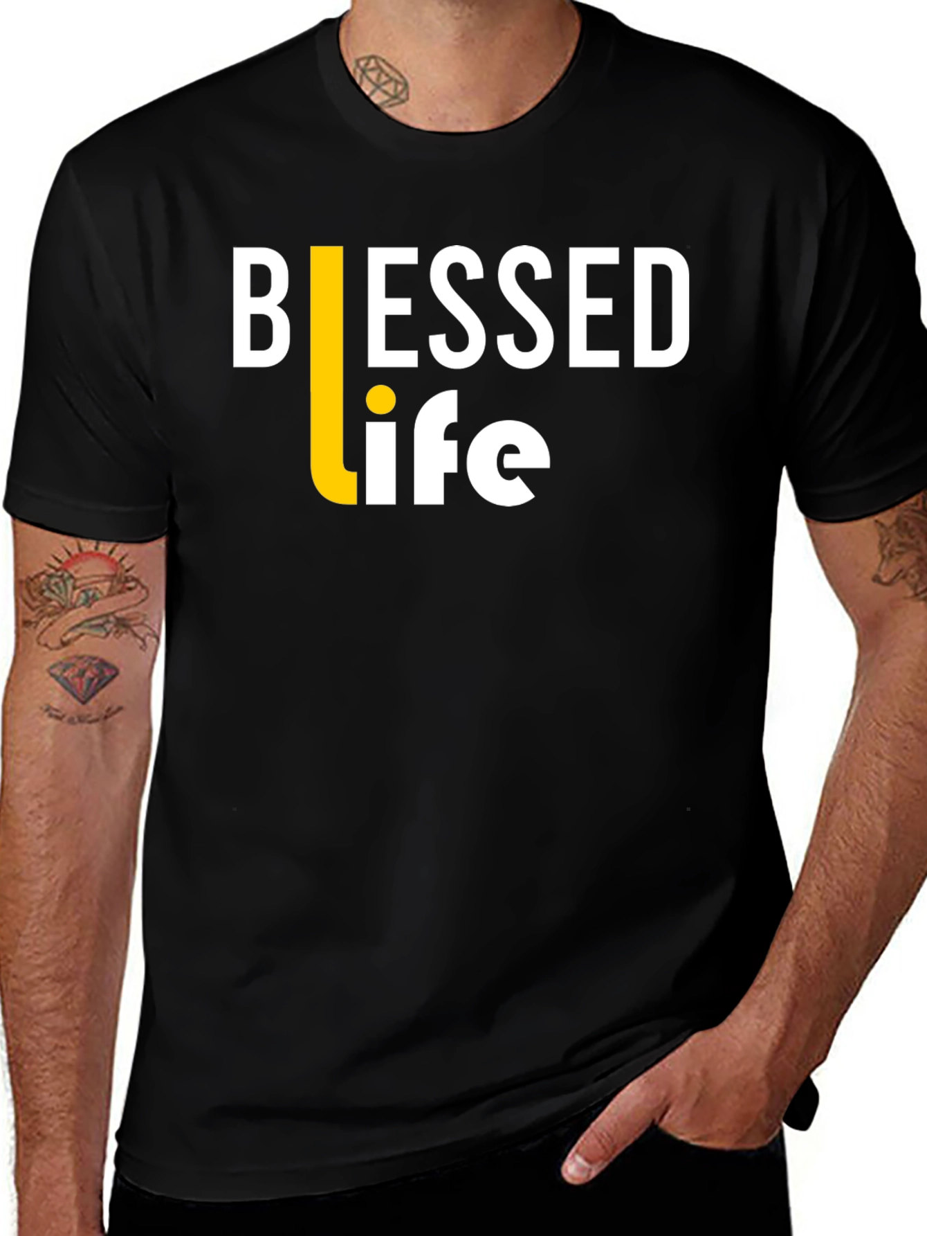 Blessed Life Black T-Shirt