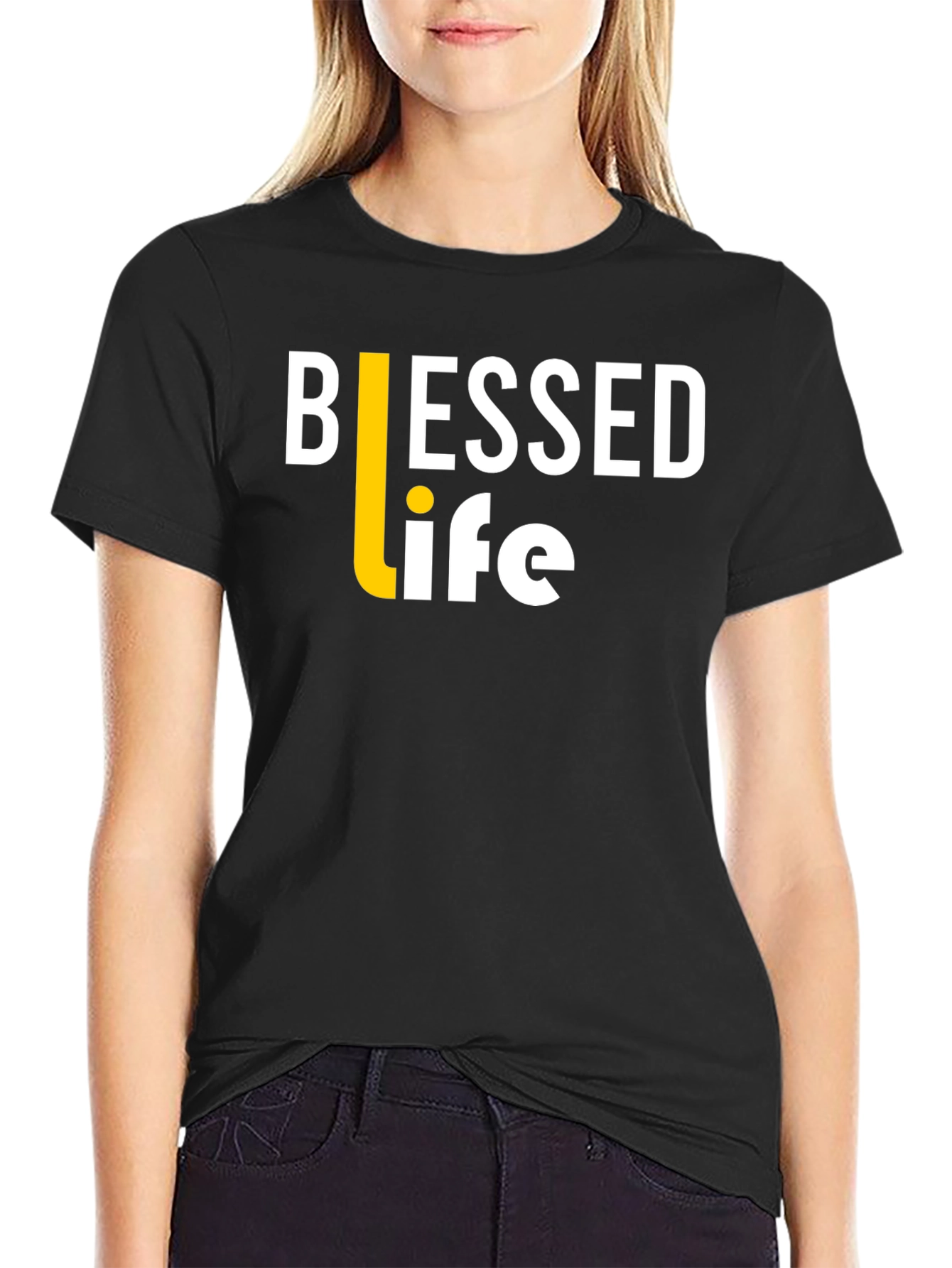 Blessed Life Black T-Shirt