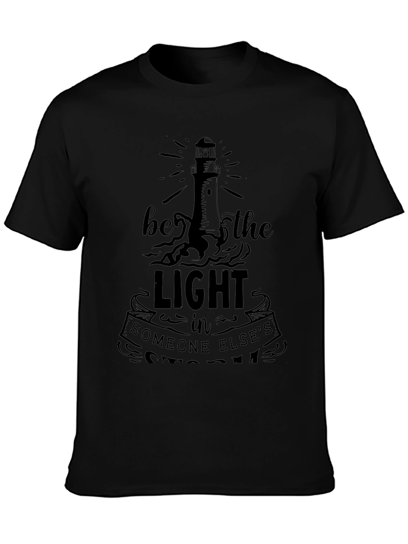 Be the Light Graphic Tee - Positive Message T-Shirt