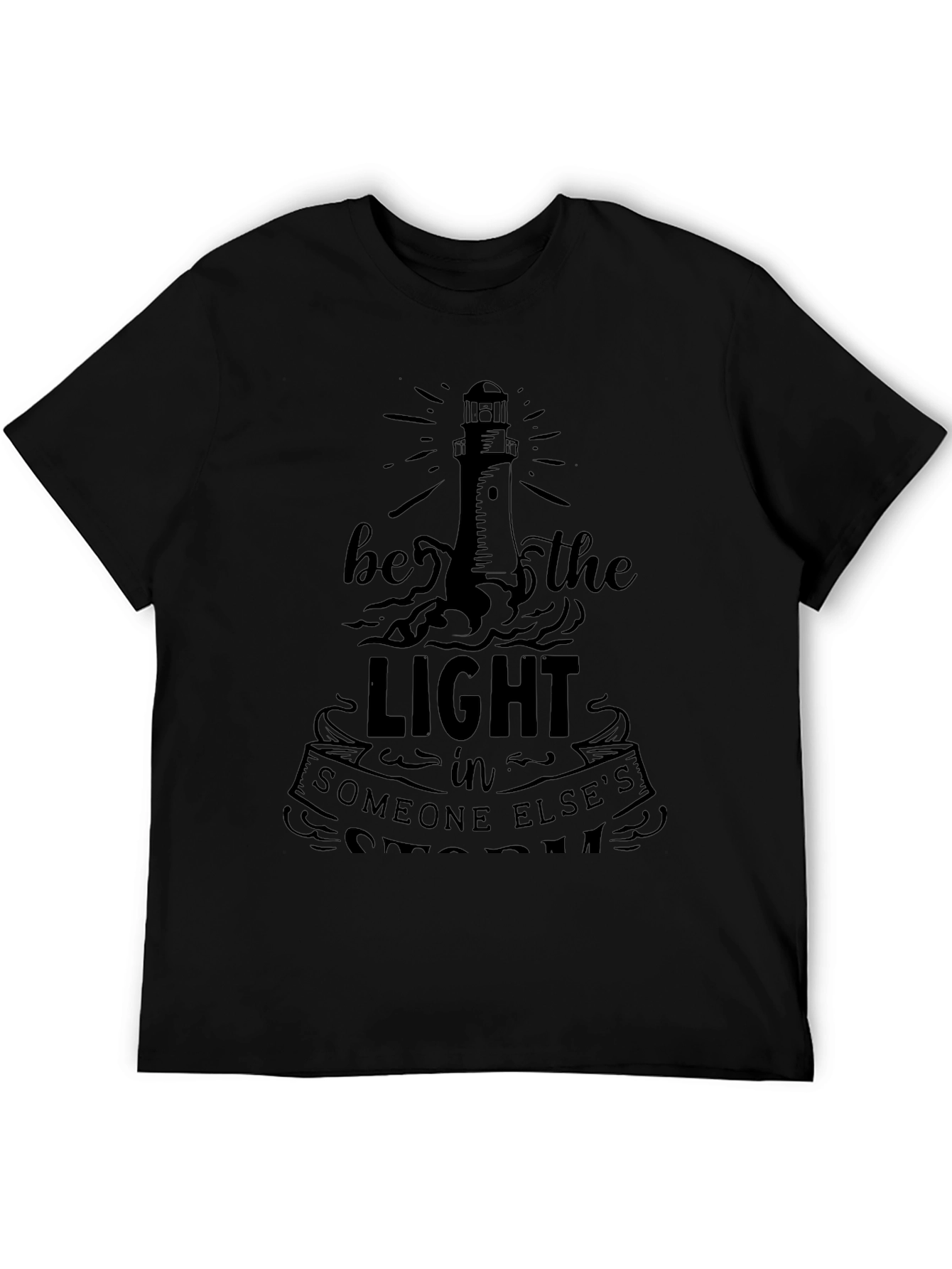 Be the Light Graphic Tee - Positive Message T-Shirt