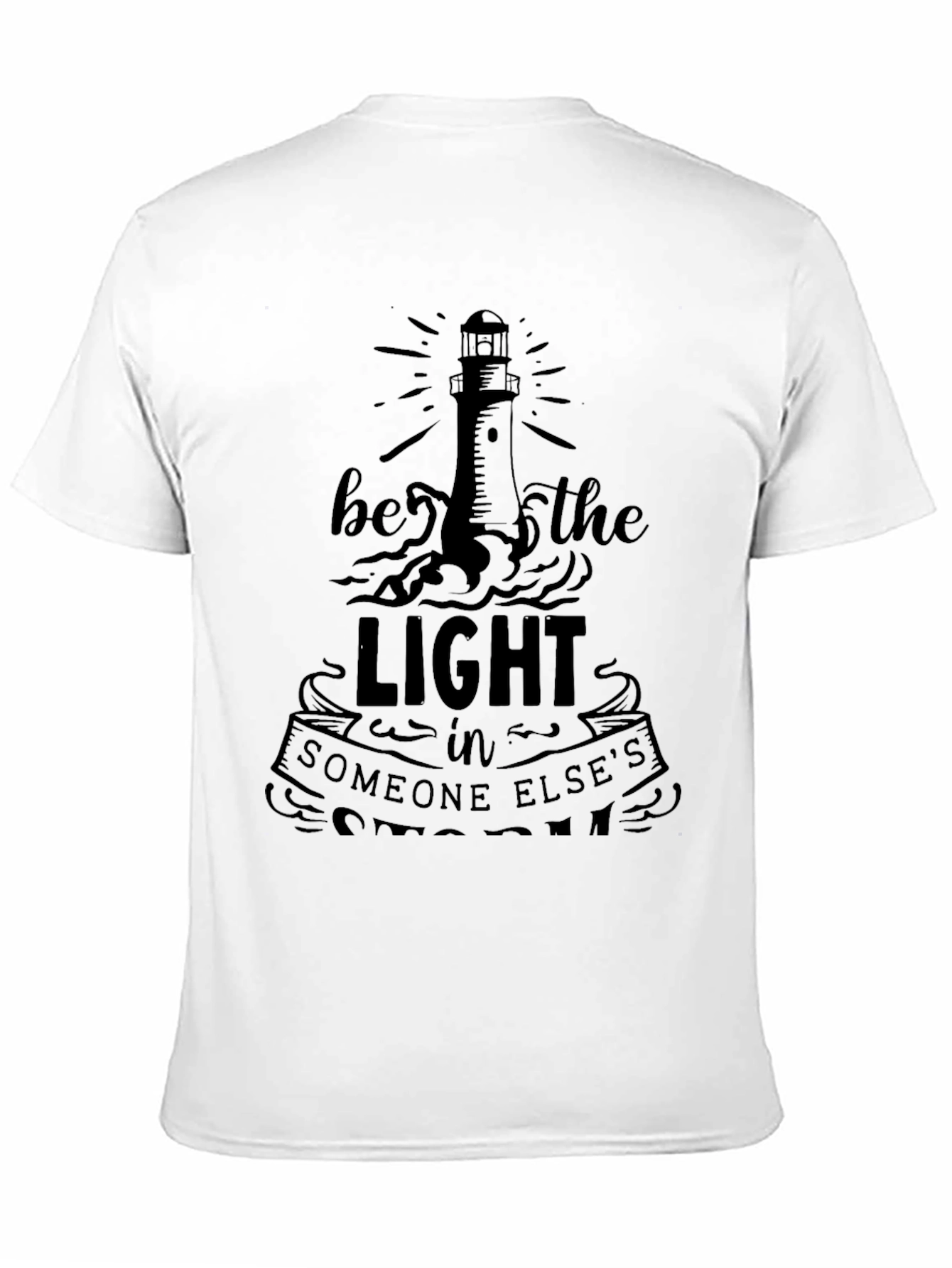 Be the Light Graphic Tee - Positive Message T-Shirt