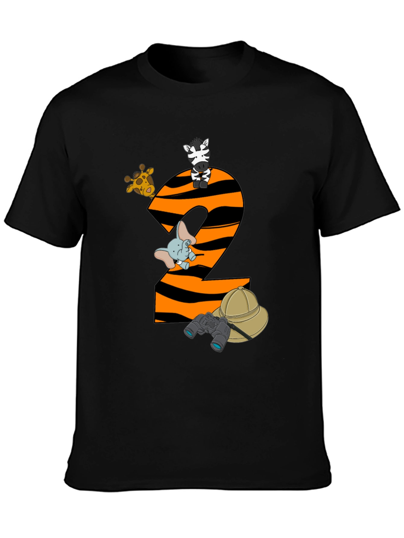 Safari Animals 2nd Birthday T-Shirt