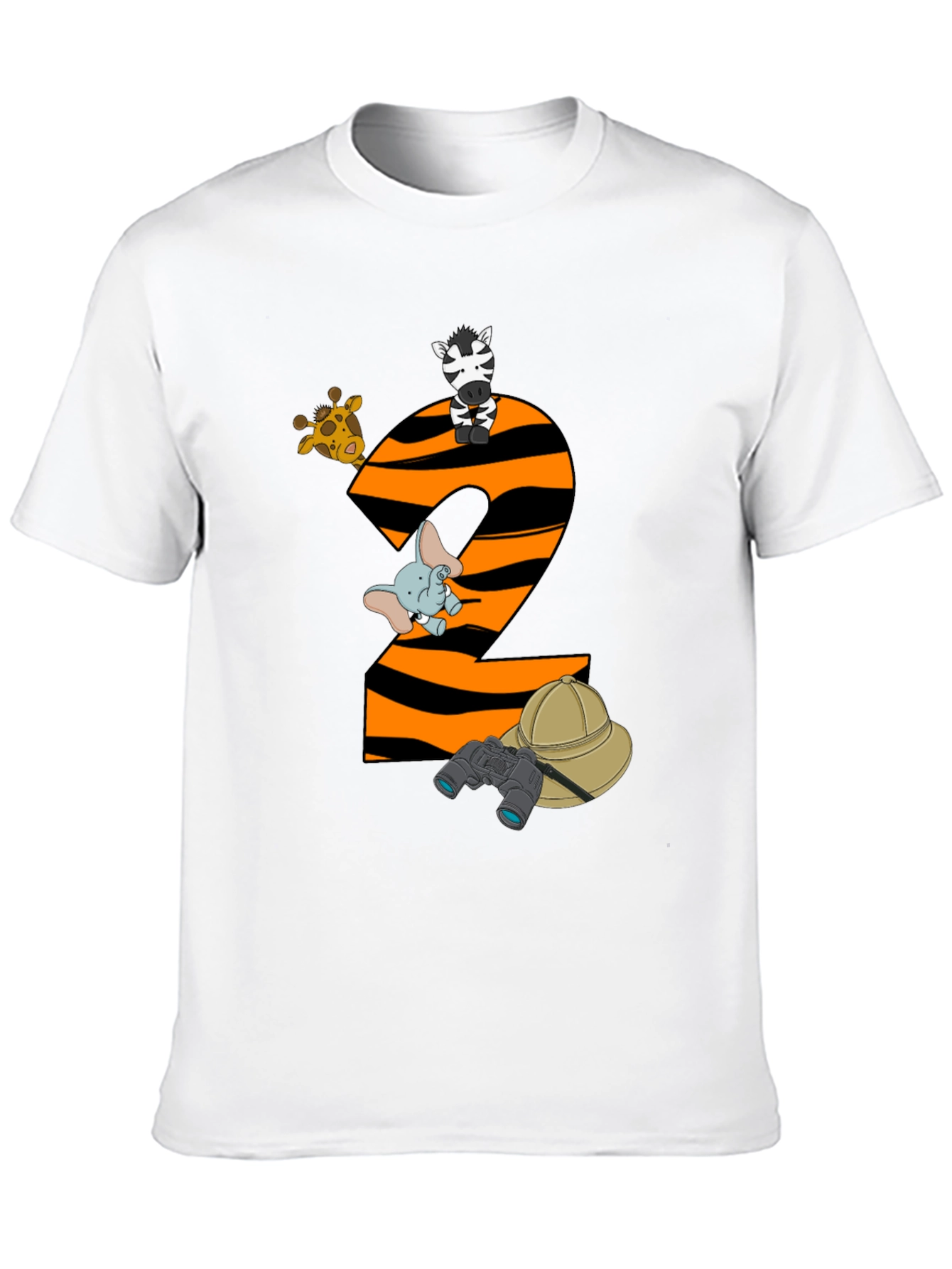 Safari Animals 2nd Birthday T-Shirt