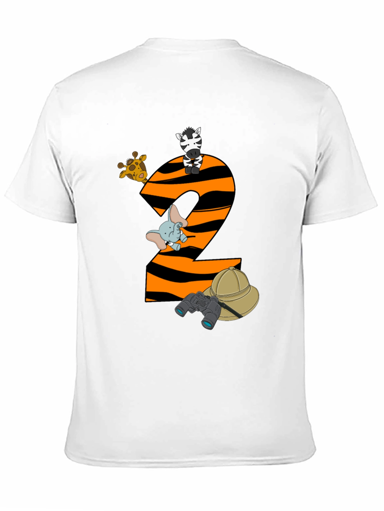 Safari Animals 2nd Birthday T-Shirt