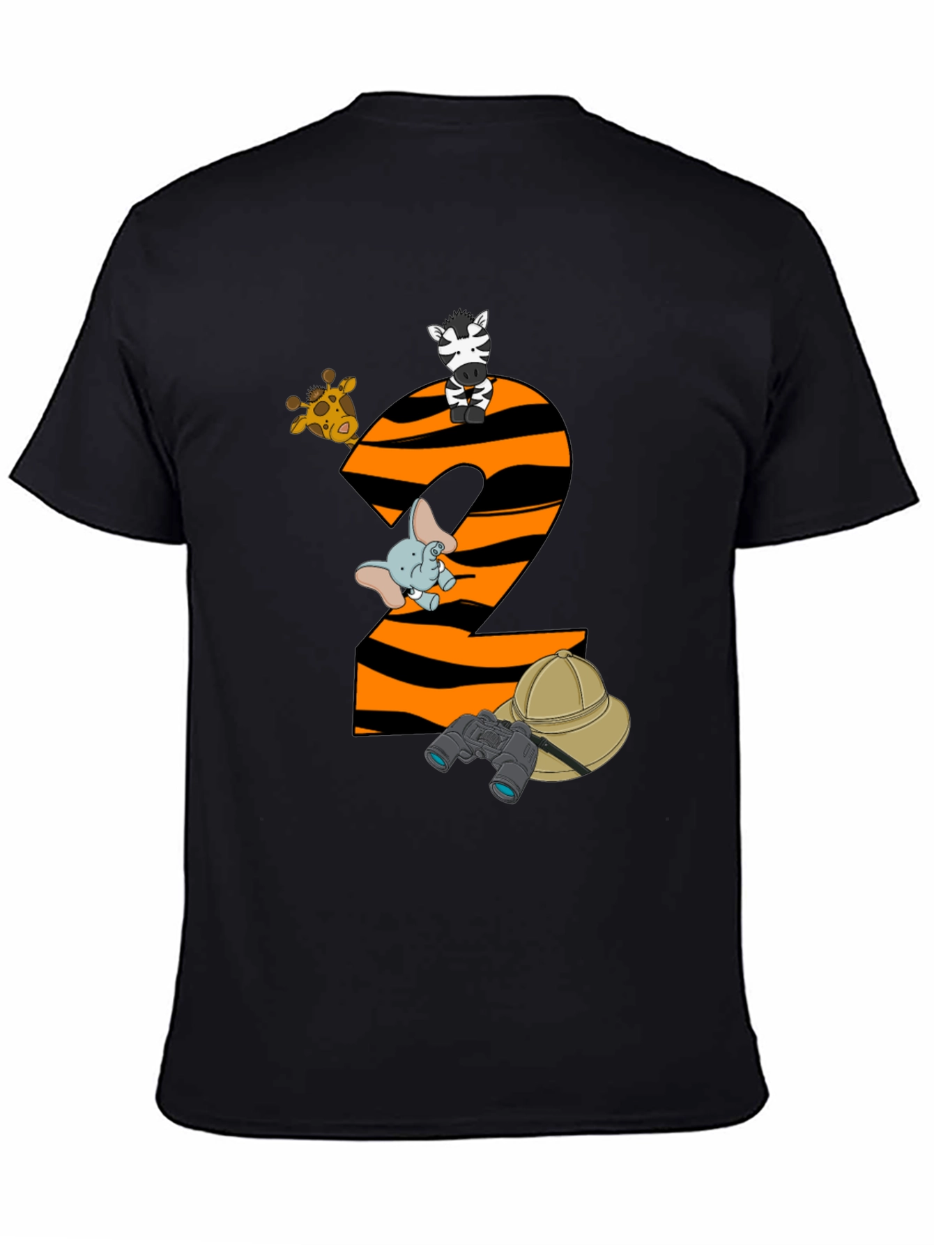 Safari Animals 2nd Birthday T-Shirt
