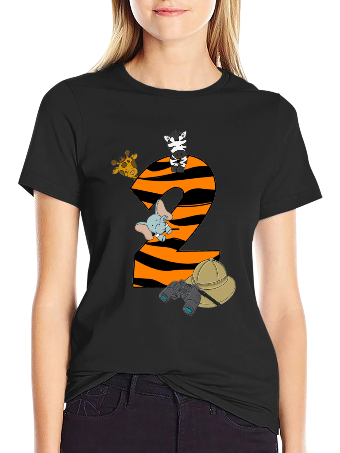 Safari Animals 2nd Birthday T-Shirt