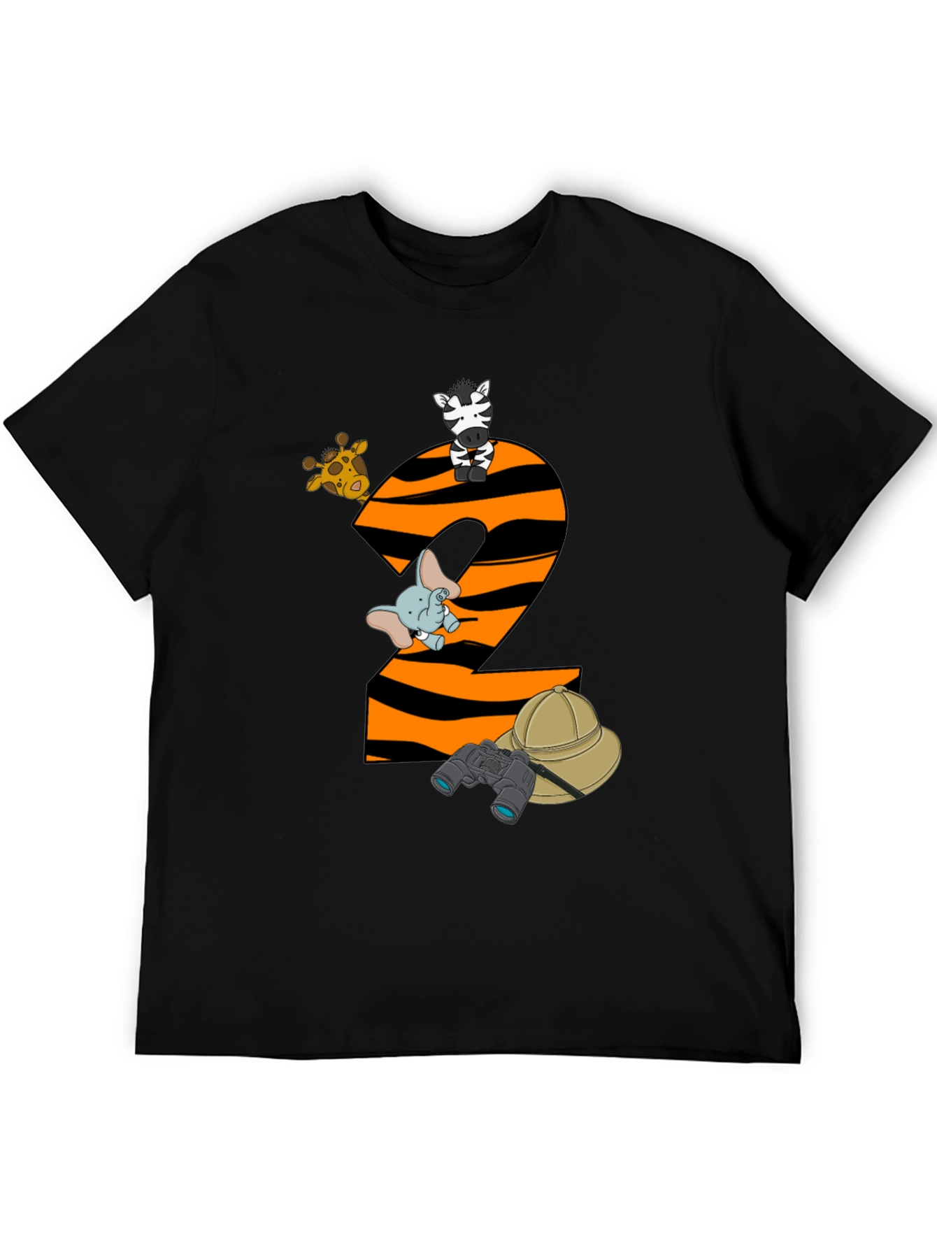 Safari Animals 2nd Birthday T-Shirt
