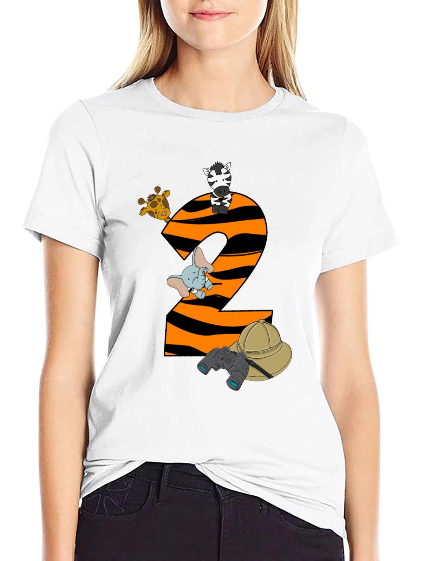 Safari Animals 2nd Birthday T-Shirt