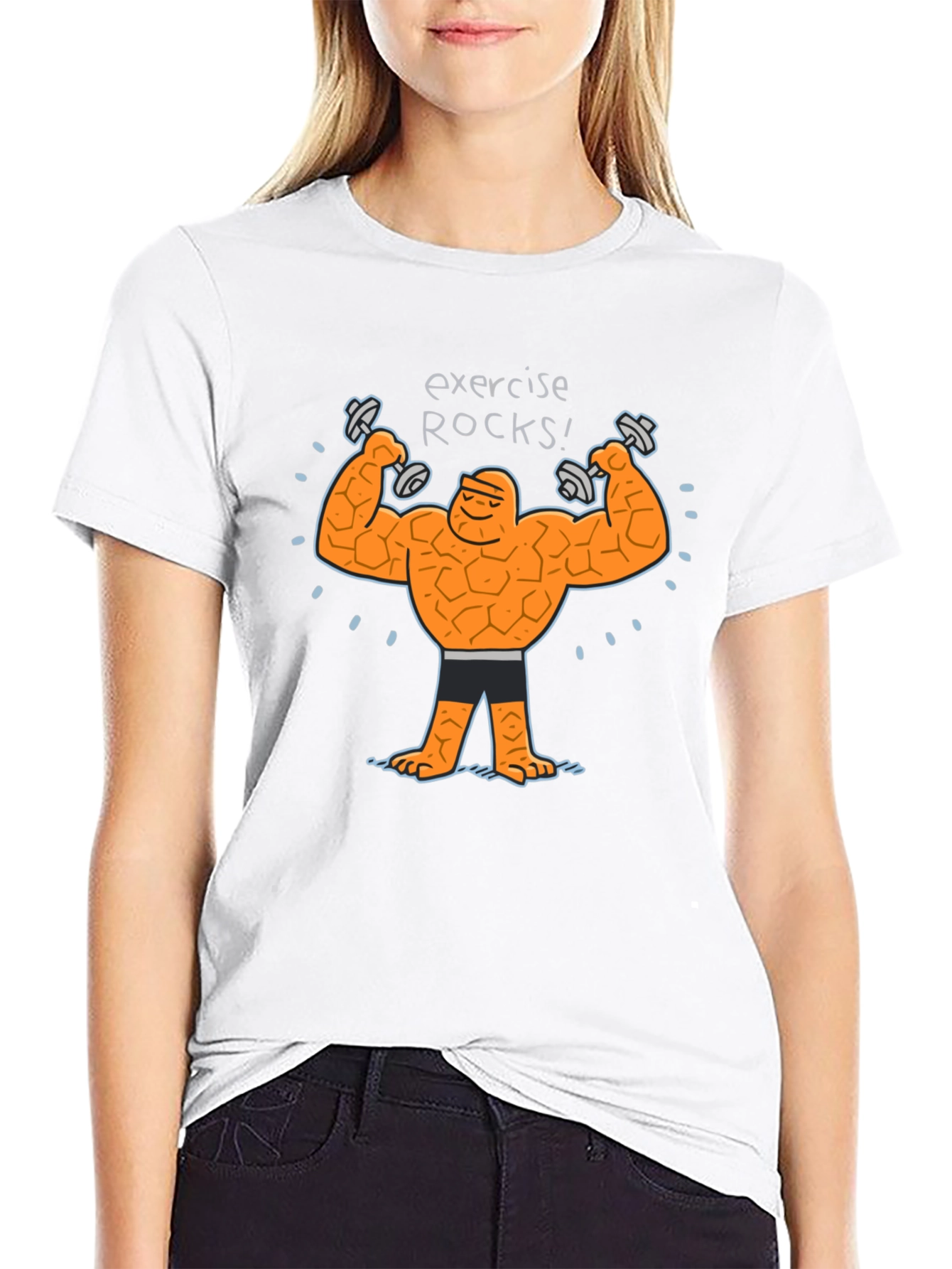 Exercise Rocks! The Thing Graphic T-Shirt