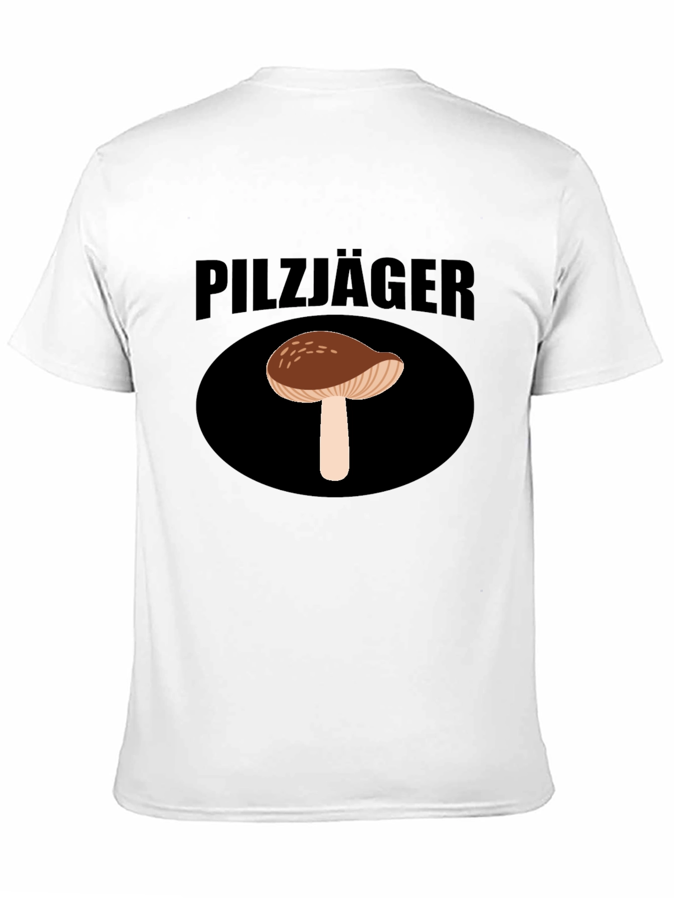 Pilzjäger Mushroom Hunter Graphic Tee - Black
