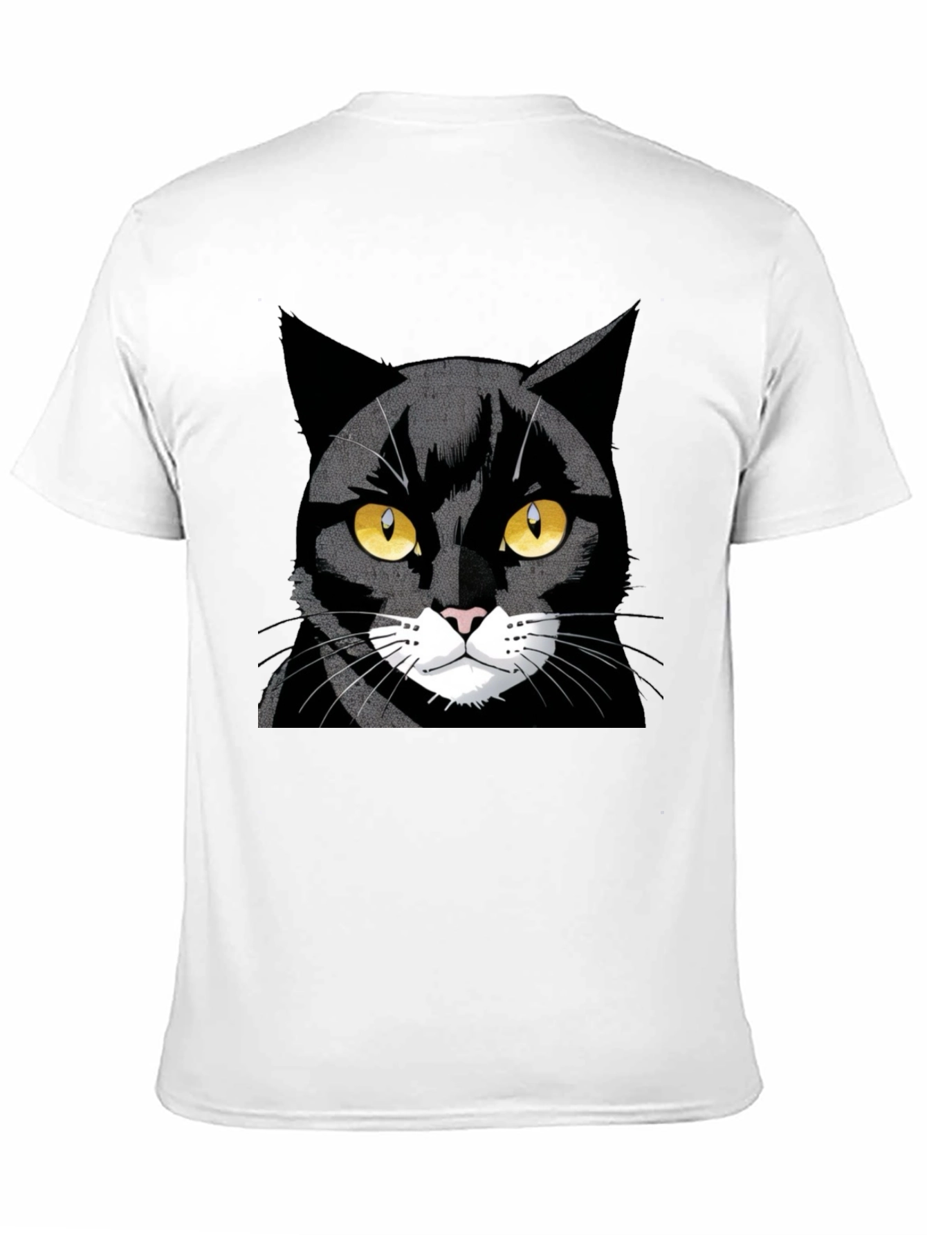 Cool Black Cat Graphic Tee