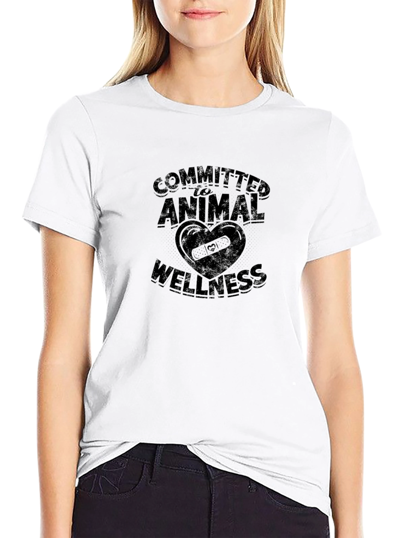 Committed to Animal Wellness Black T-Shirt