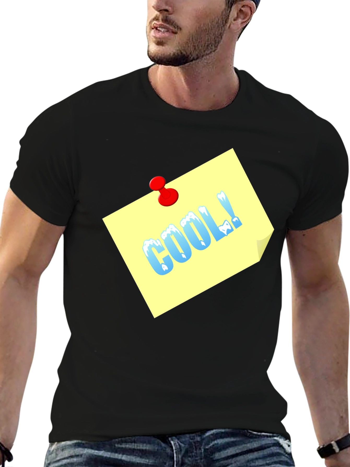 Cool T-Shirt with Note Design