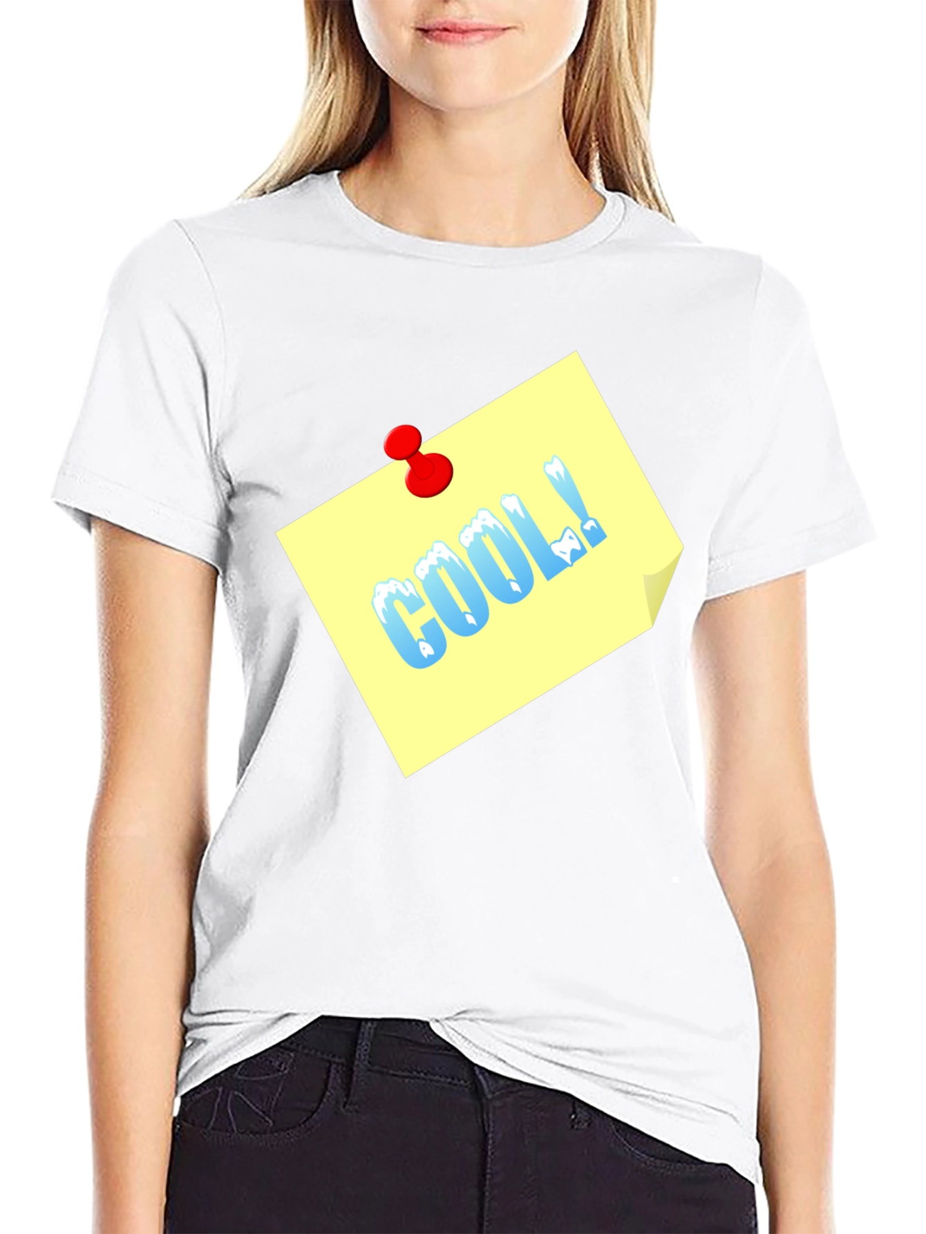 Cool T-Shirt with Note Design