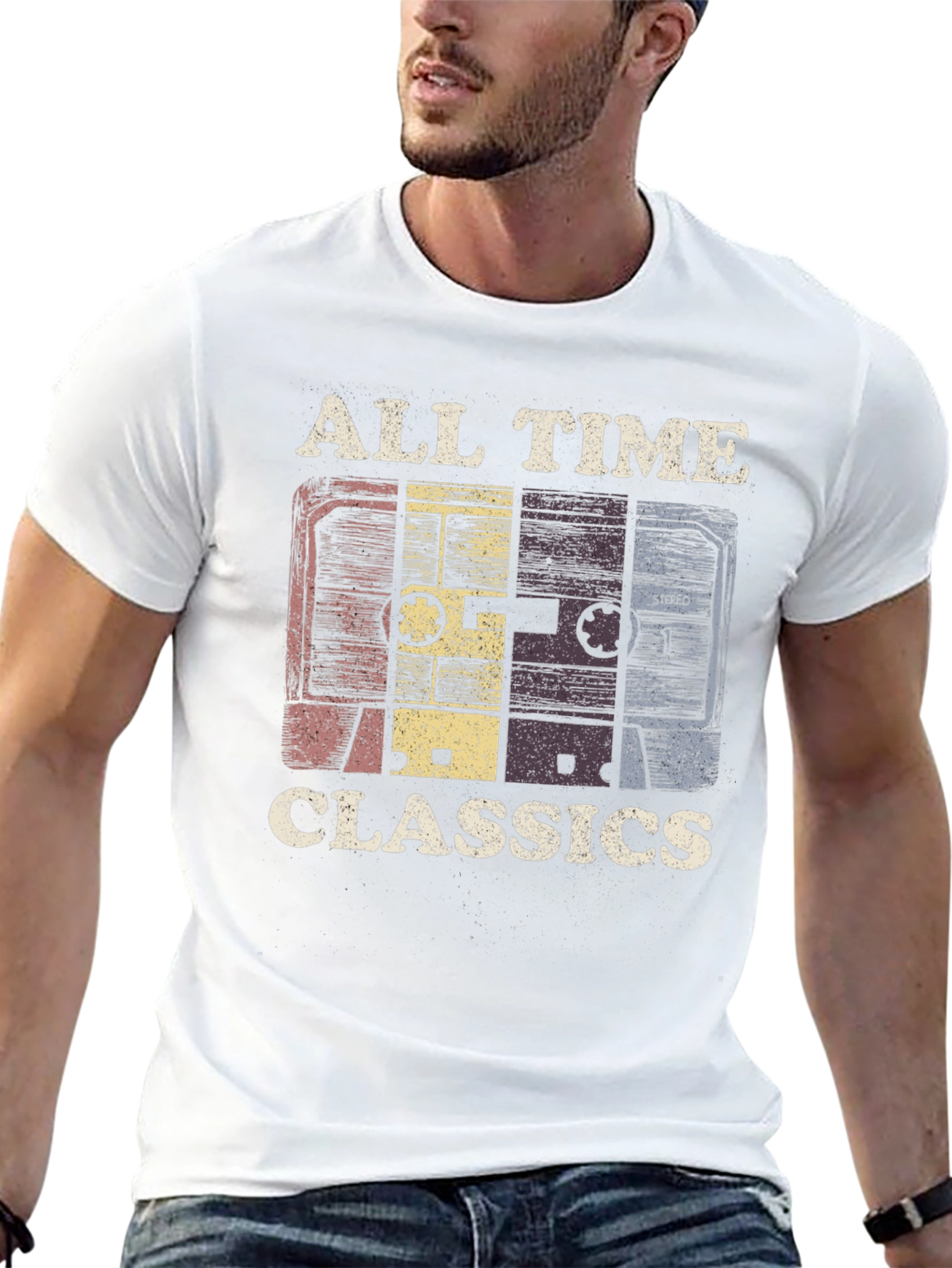 Retro Cassette Tape T-Shirt - All Time Classics Tee