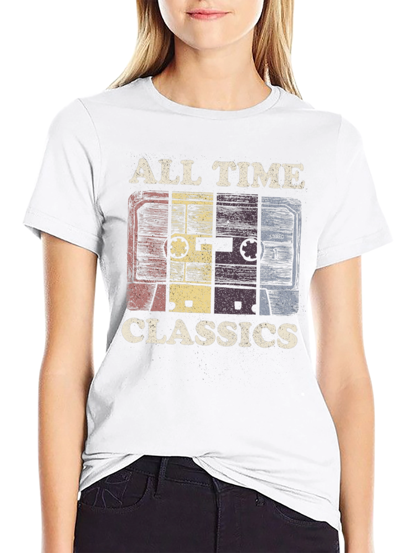 Retro Cassette Tape T-Shirt - All Time Classics Tee