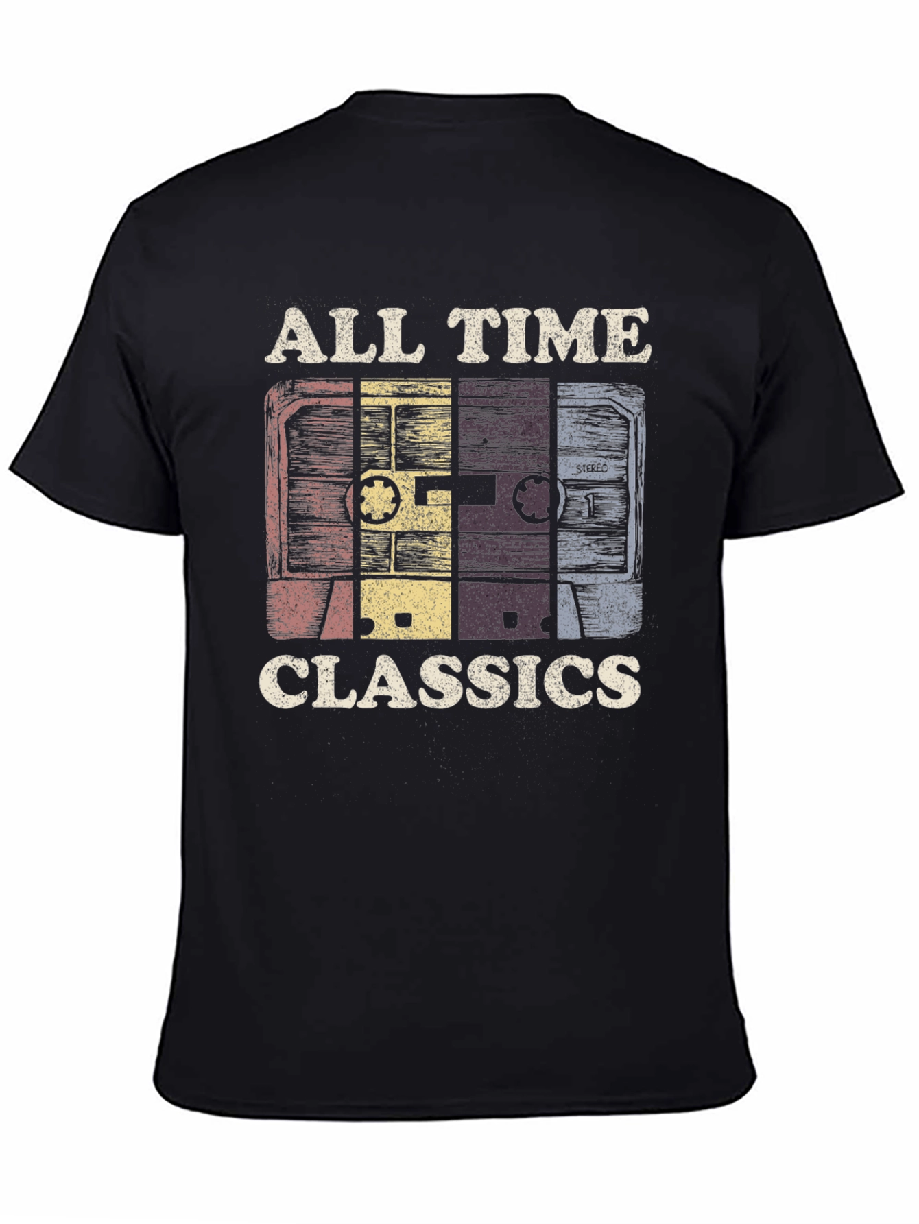 Retro Cassette Tape T-Shirt - All Time Classics Tee