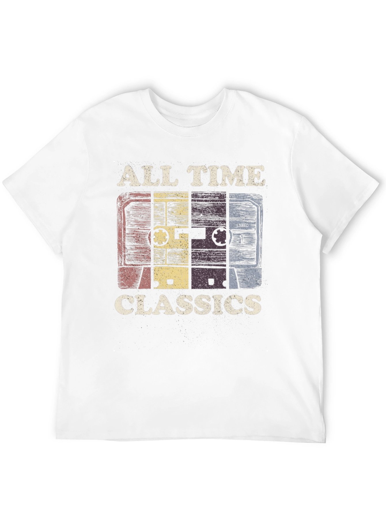 Retro Cassette Tape T-Shirt - All Time Classics Tee