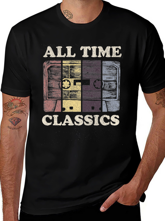 Retro Cassette Tape T-Shirt - All Time Classics Tee