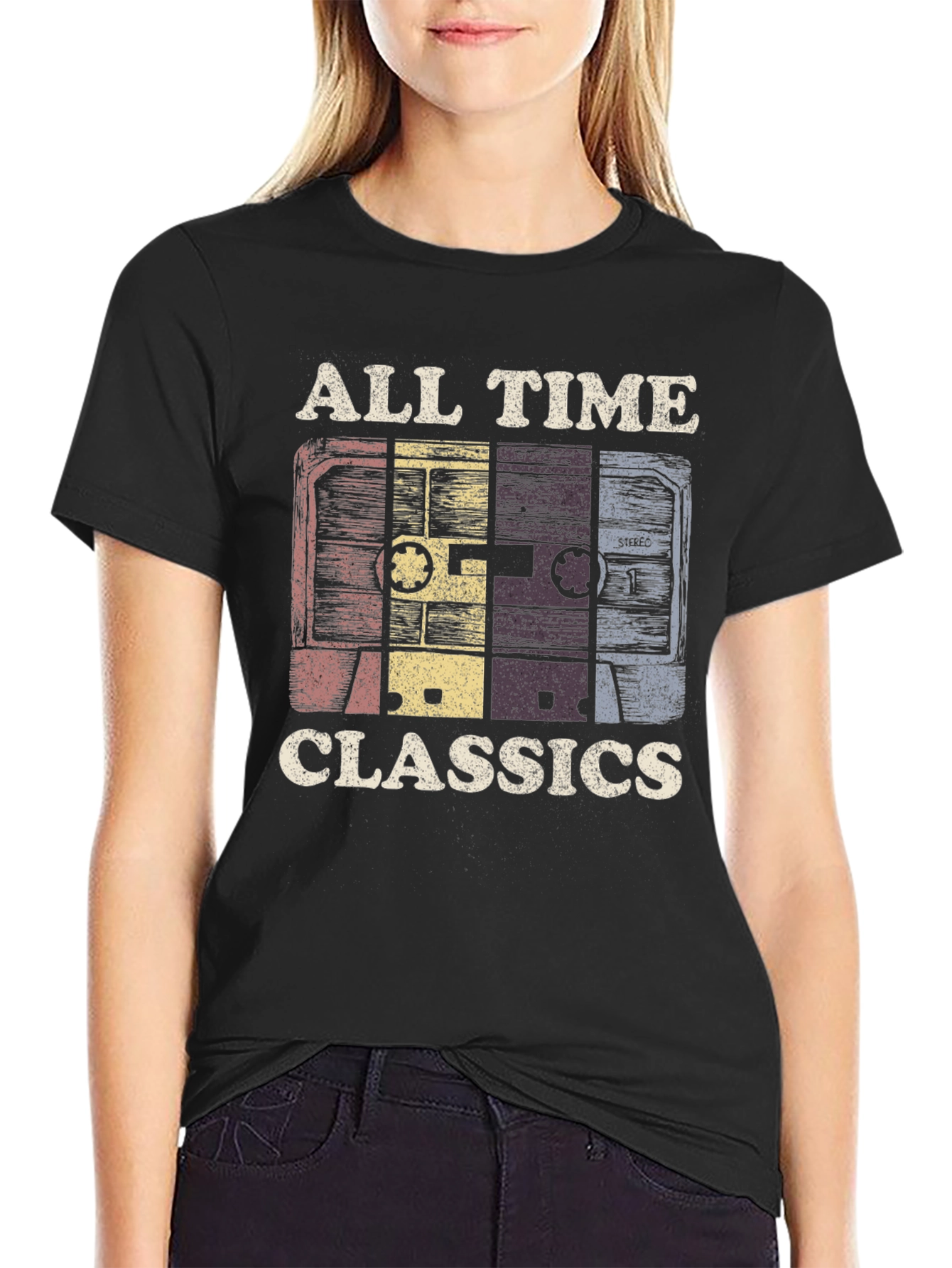 Retro Cassette Tape T-Shirt - All Time Classics Tee