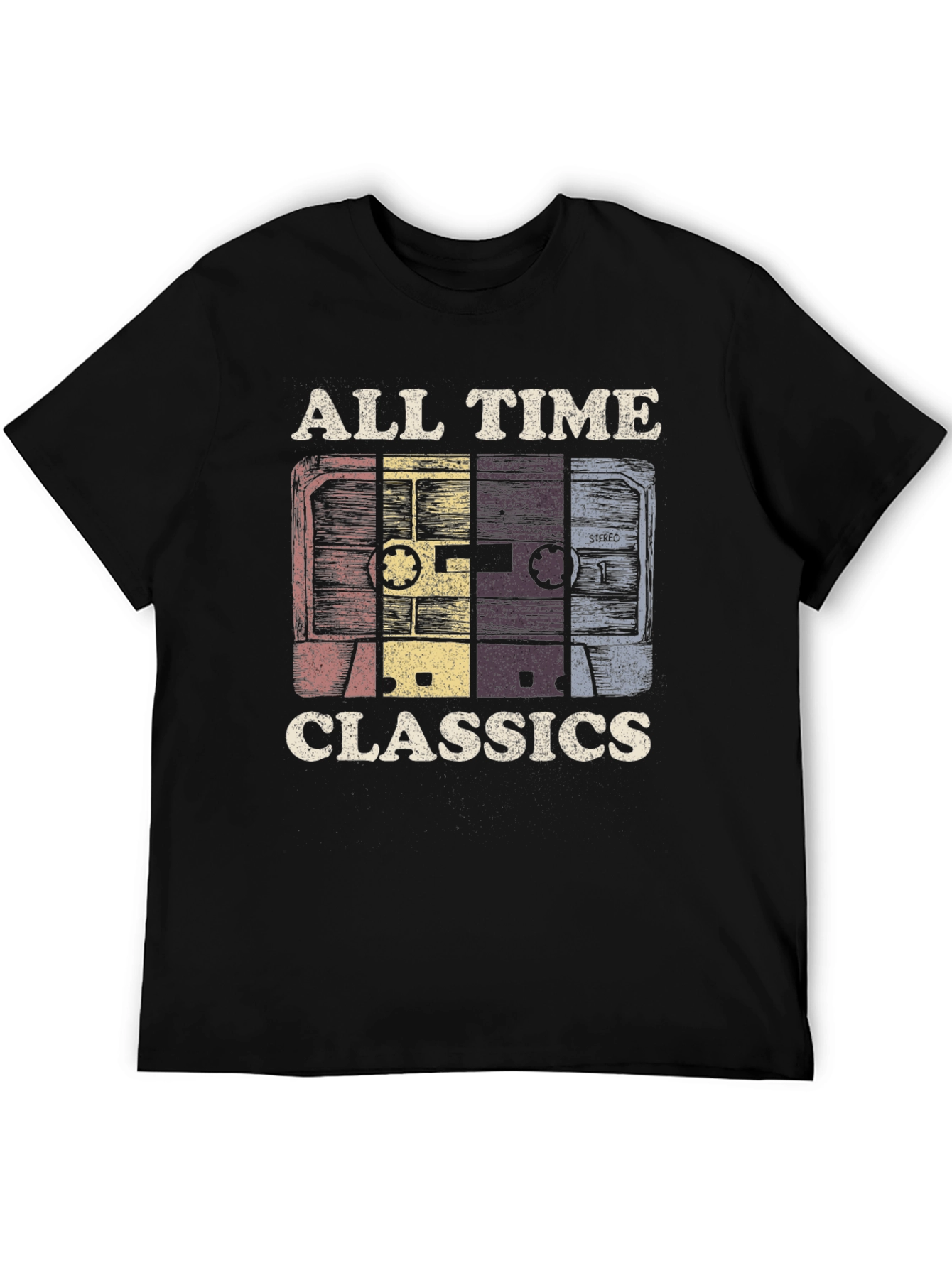 Retro Cassette Tape T-Shirt - All Time Classics Tee