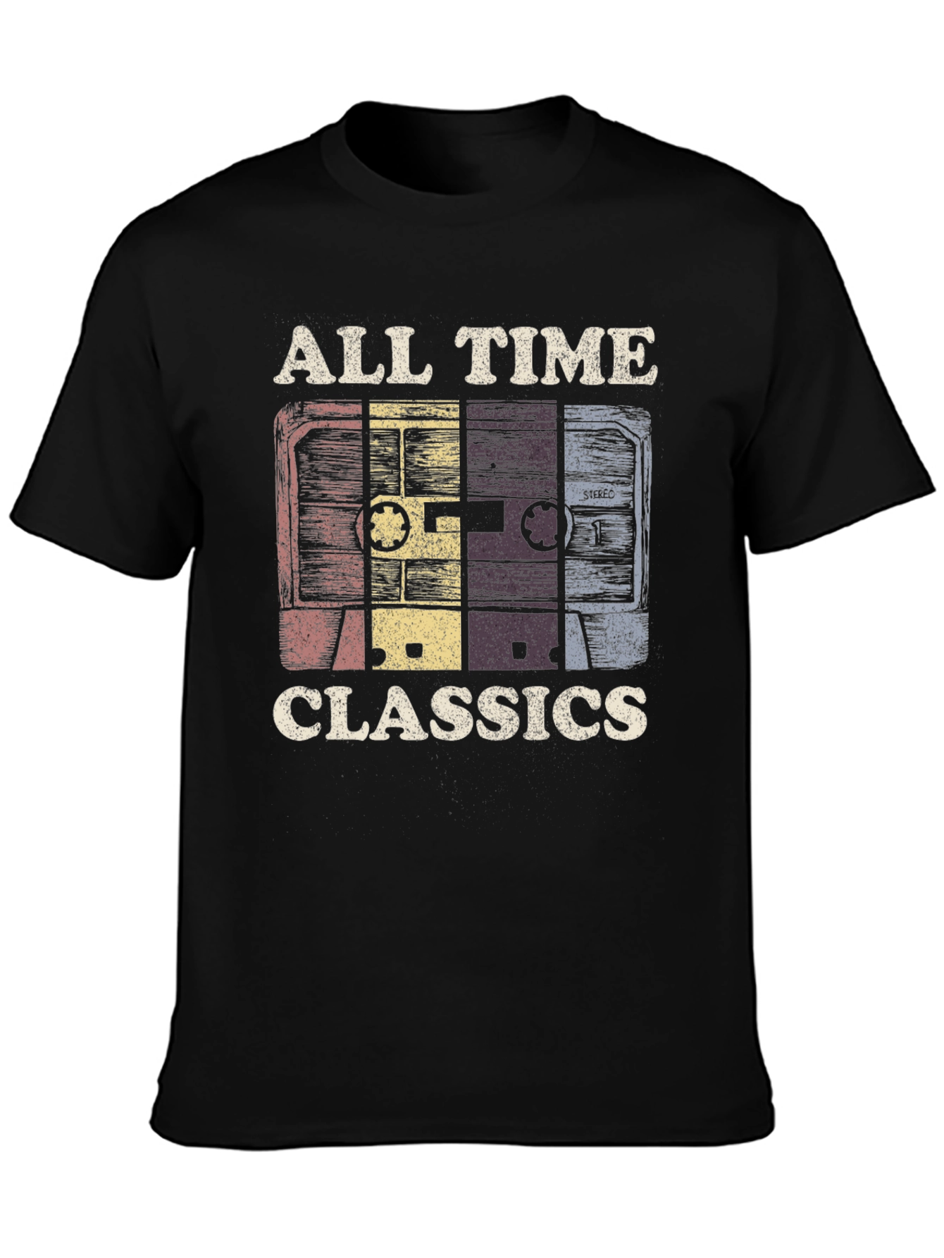 Retro Cassette Tape T-Shirt - All Time Classics Tee