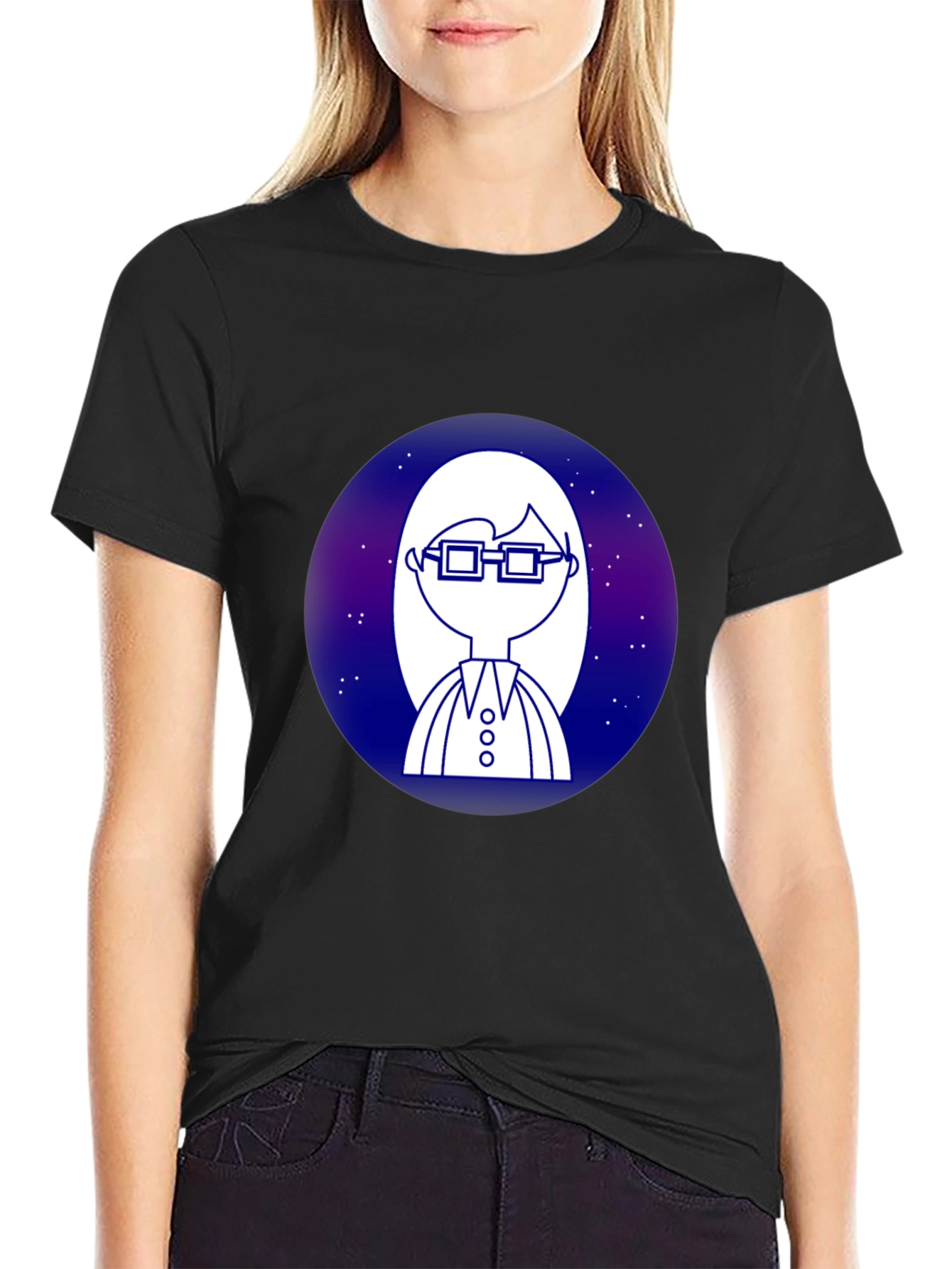 Geek Chic Galaxy Tee - Nerdy Fashion Statement