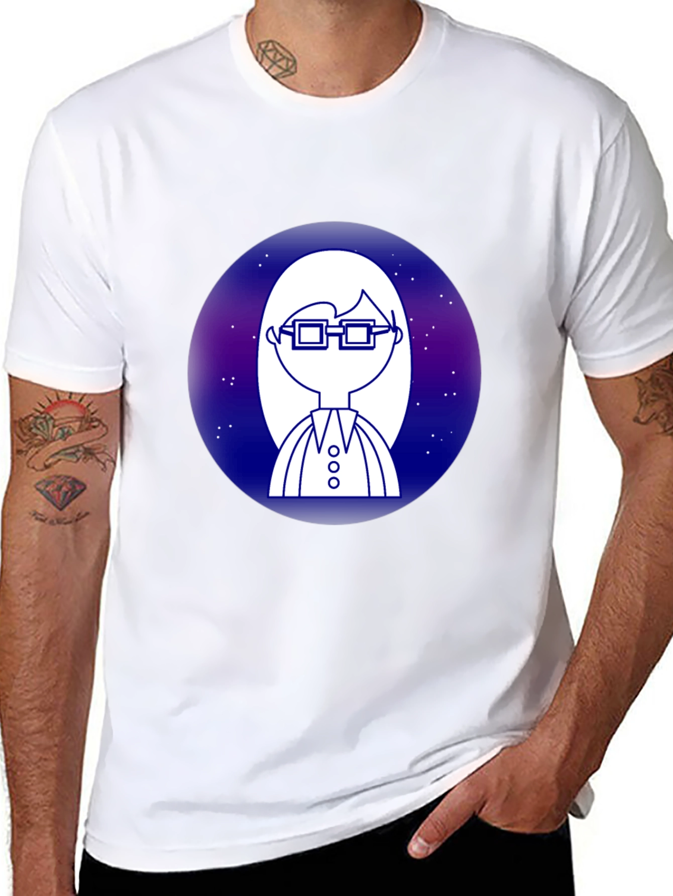 Geek Chic Galaxy Tee - Nerdy Fashion Statement