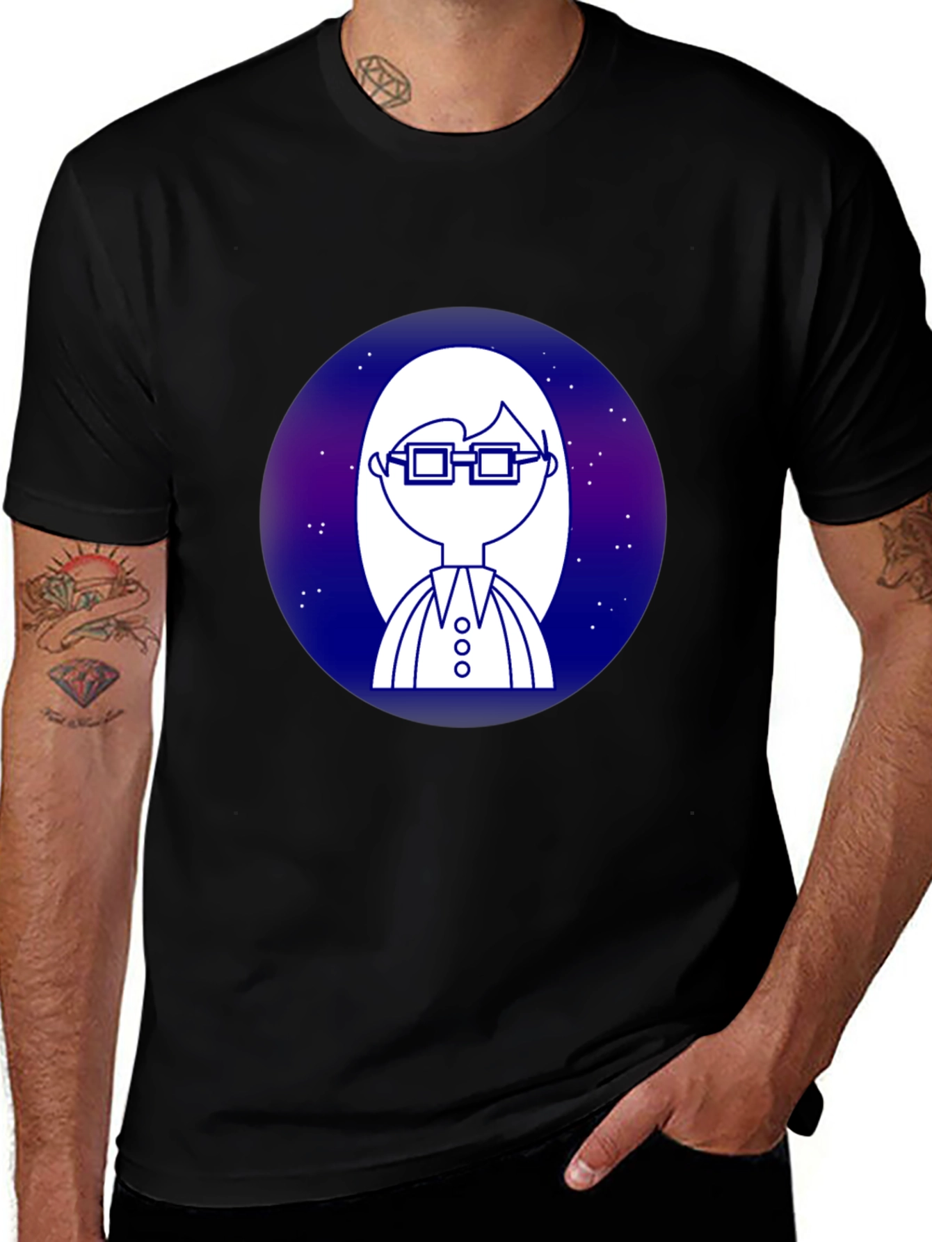 Geek Chic Galaxy Tee - Nerdy Fashion Statement