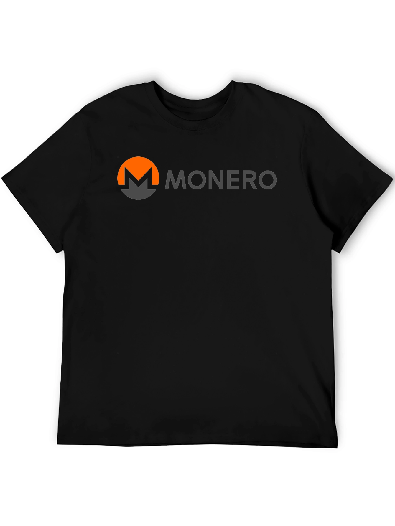 Monero Logo Black T-Shirt - Crypto Currency Tee