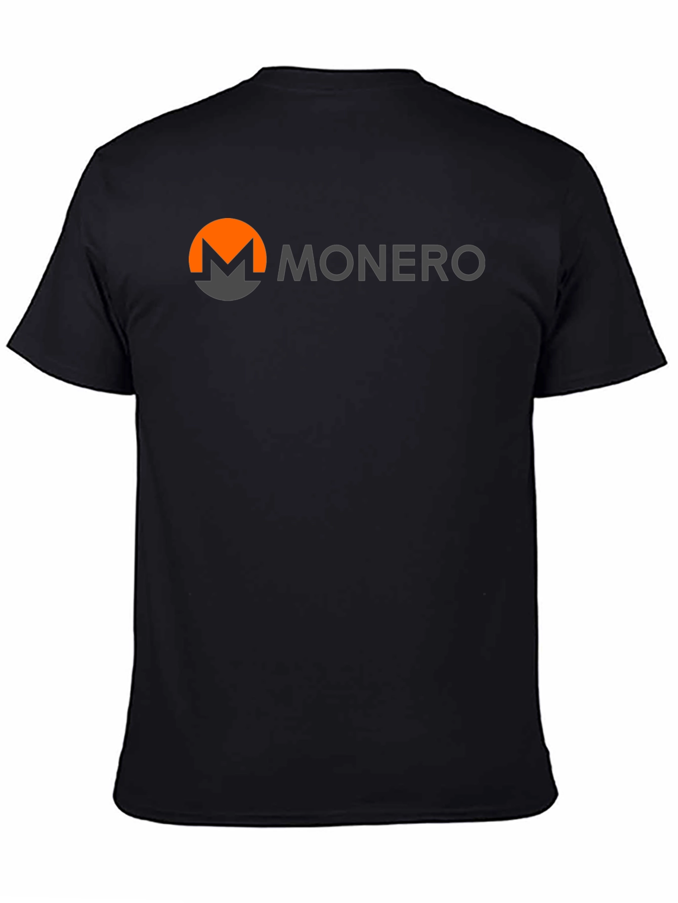 Monero Logo Black T-Shirt - Crypto Currency Tee