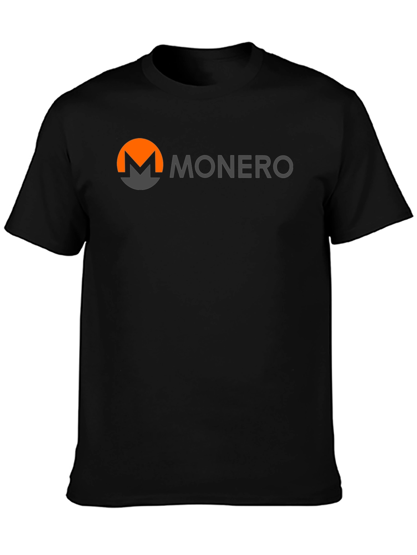 Monero Logo Black T-Shirt - Crypto Currency Tee