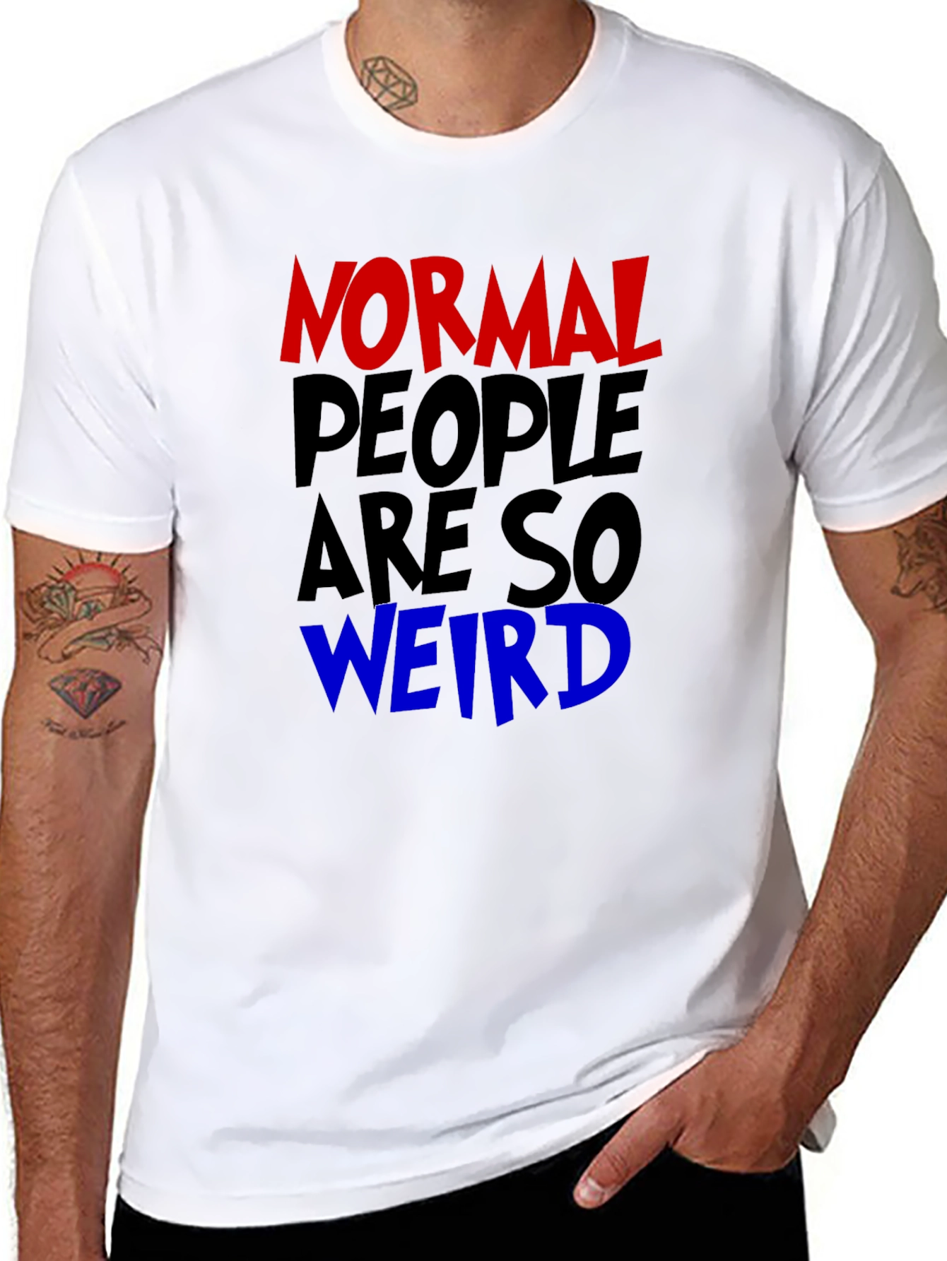 Normal People Are So Weird Graphic Tee
