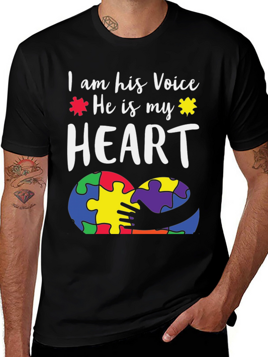 Autism Awareness T-Shirt - I Am His Voice