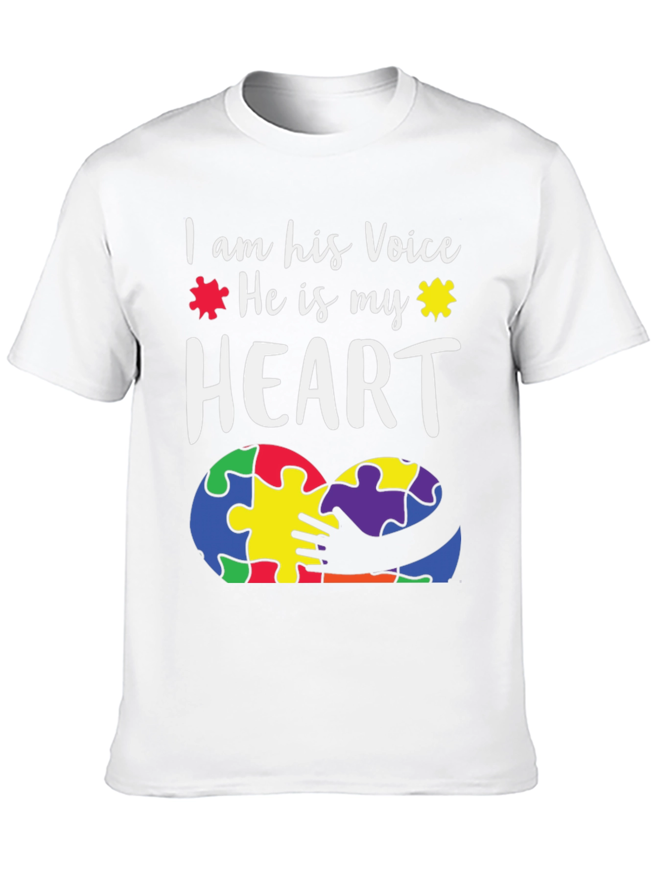 Autism Awareness T-Shirt - I Am His Voice