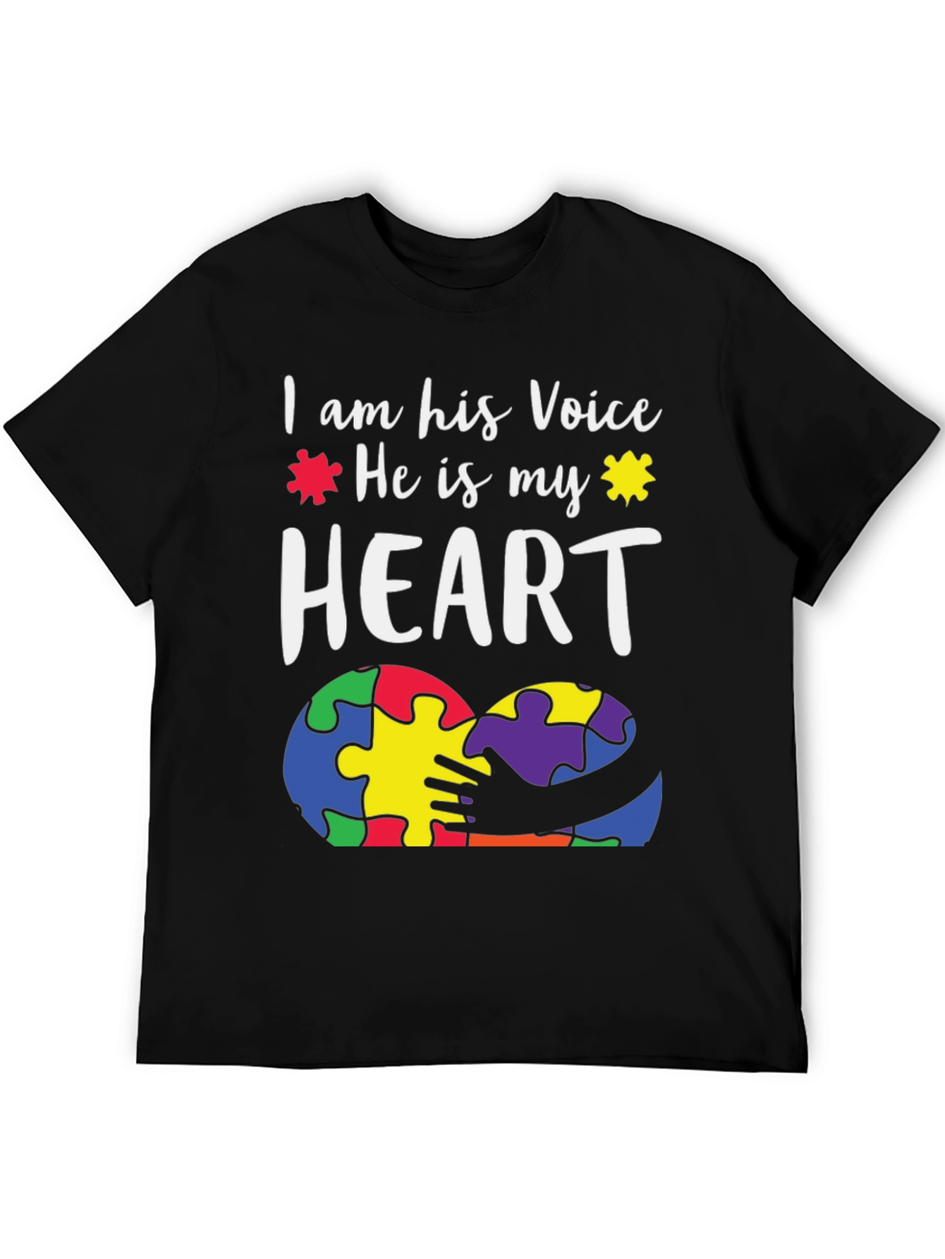 Autism Awareness T-Shirt - I Am His Voice
